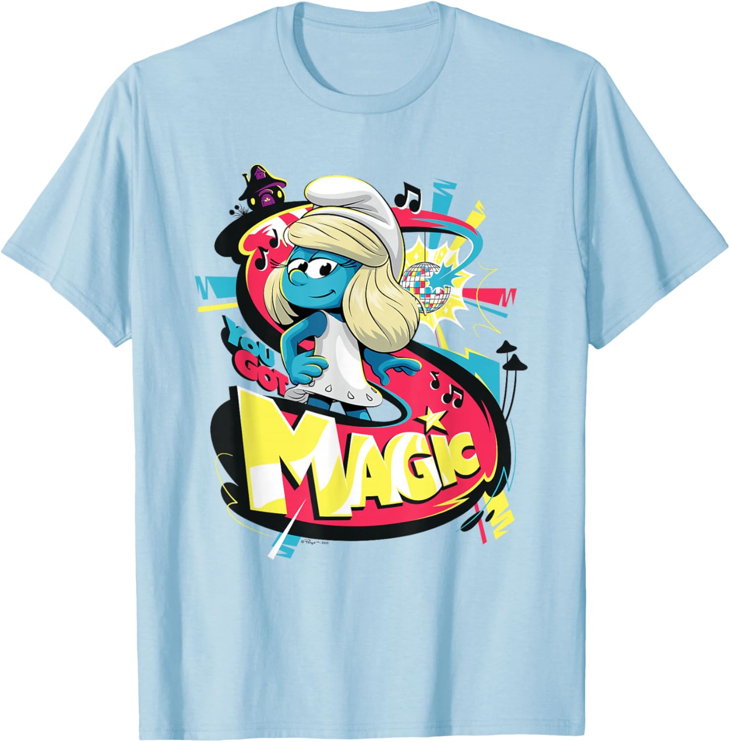 Magic Smurfette T-Shirt for The Smurfs Movie Fans - Fun & Stylish Apparel - 1
