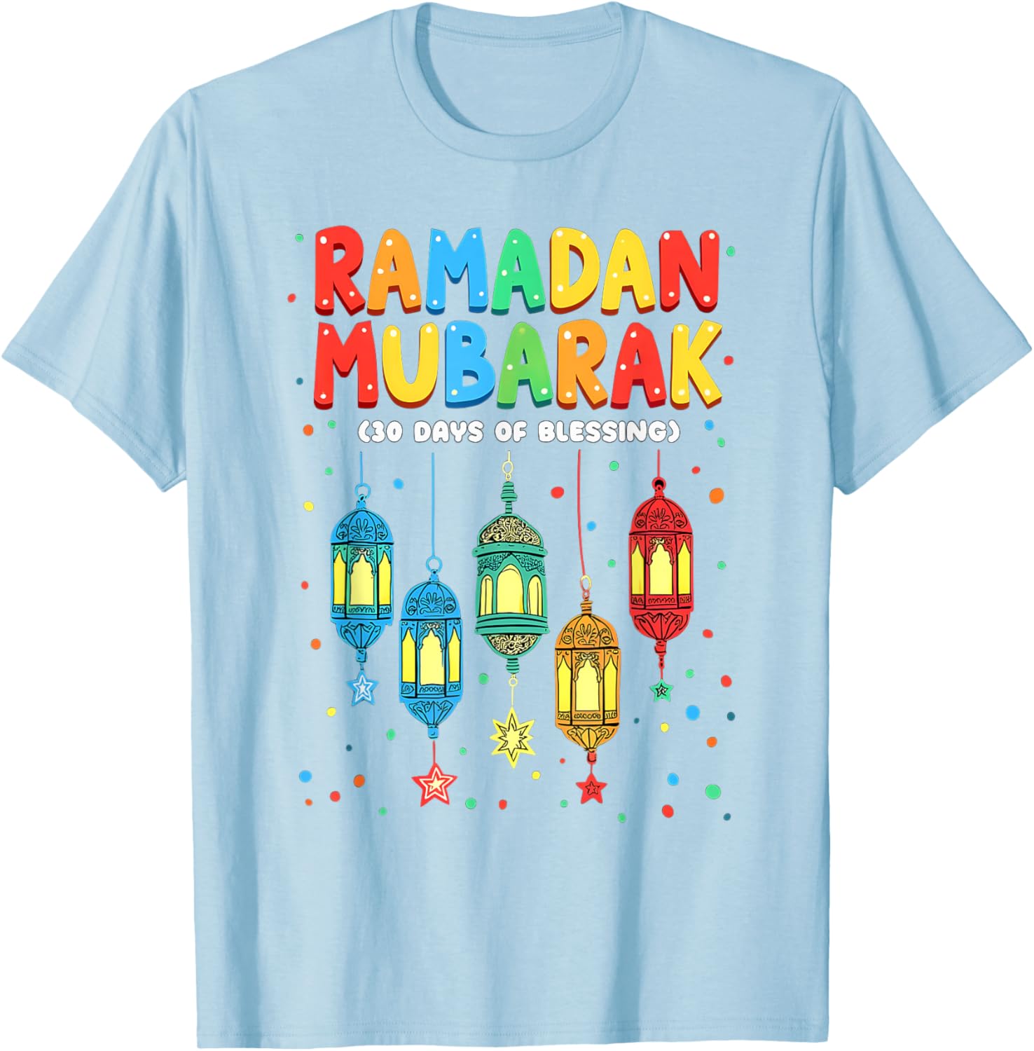 Happy Ramadan Boys Youth T-Shirt for Kids - Fun and Festive Apparel - 12