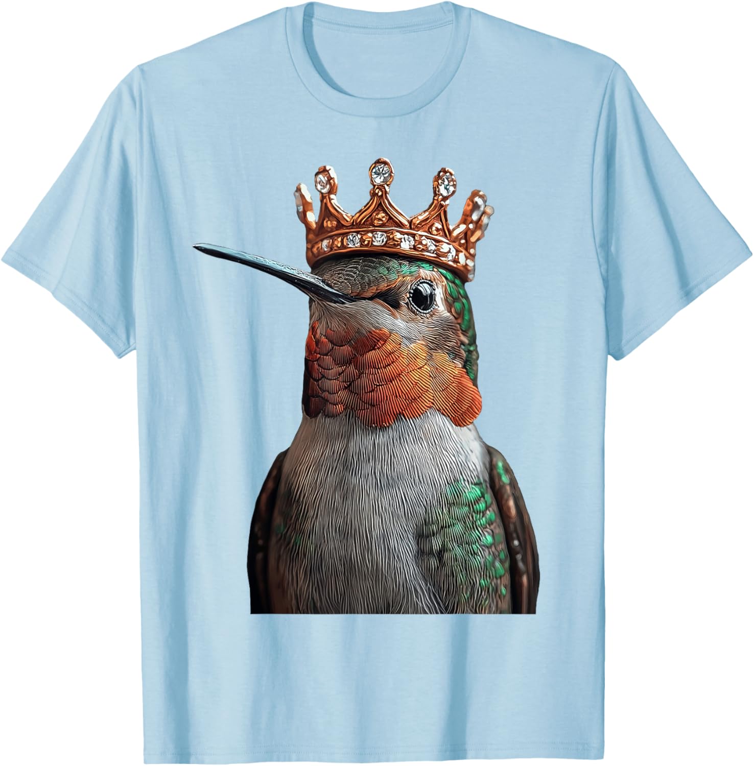 Hummingbird Crown T-Shirt for Nature Lovers - Stylish and Comfortable Design - 2