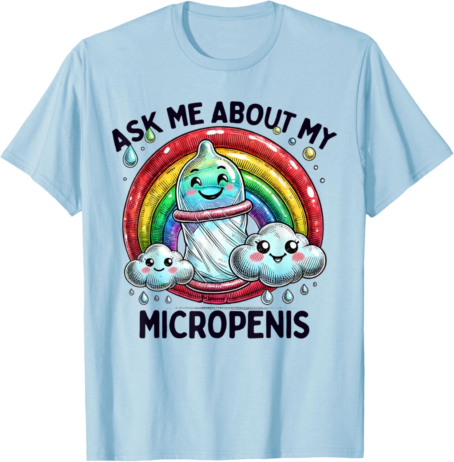 Funny Micropenis T-Shirt for Adults - Humorous Inappropriate Humor Shirt - 8