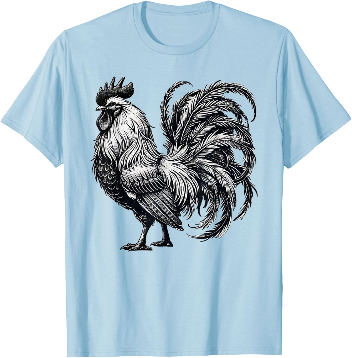 Rooster Chicken Art T-Shirt for Unique Style Lovers - 2