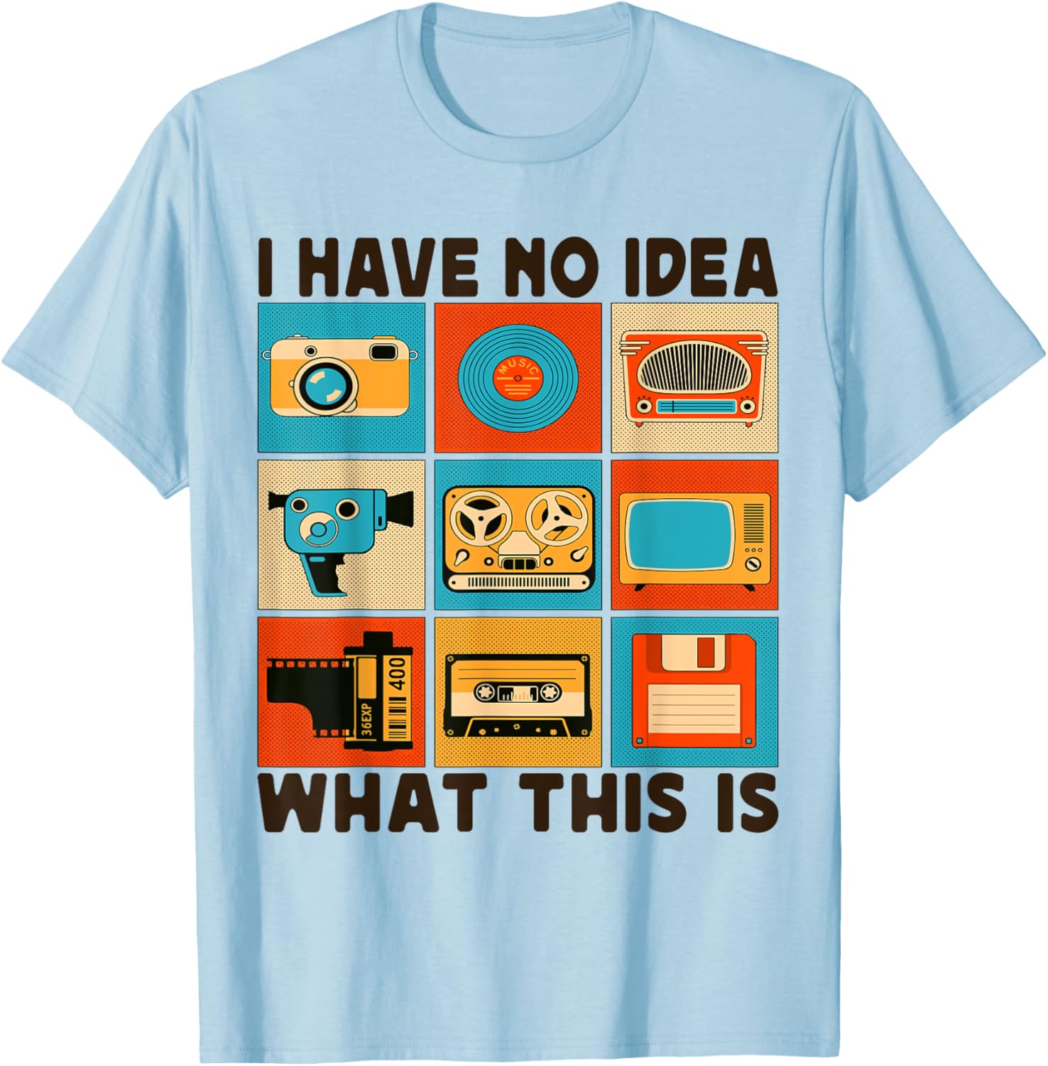 Retro I Have No Idea What This Is T-Shirt for Men Women Kids 70s 80s 90s - 2