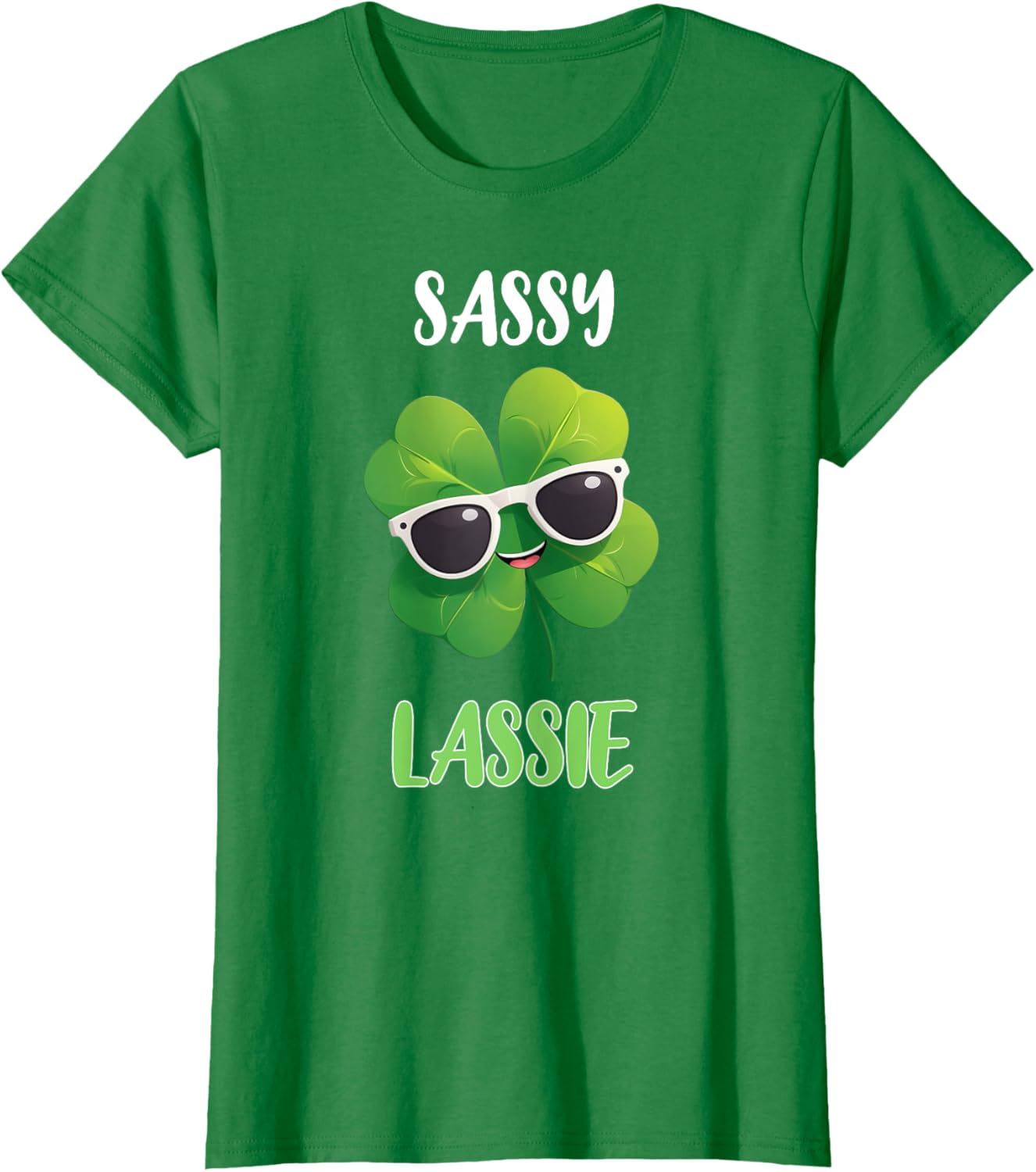 Funny Sassy Lassie St. Patrick's Day T-Shirt for Celebrating in Style - 3