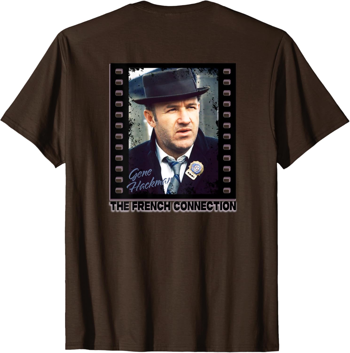 Gene Hackman Back Printed T-Shirt for Cool Casual Style and Comfort - 2