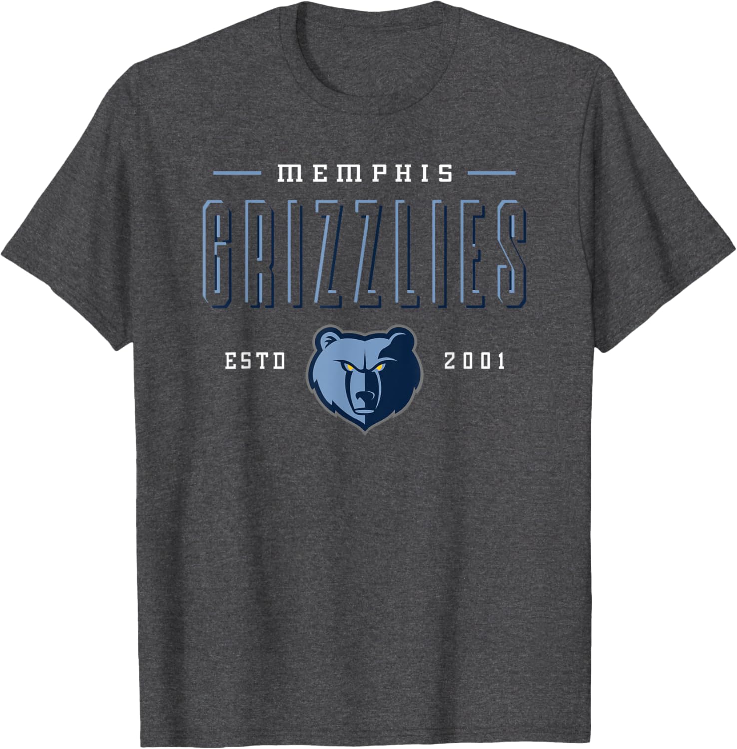NBA Memphis Grizzlies Negative Space T-Shirt for Stylish Fans - 2