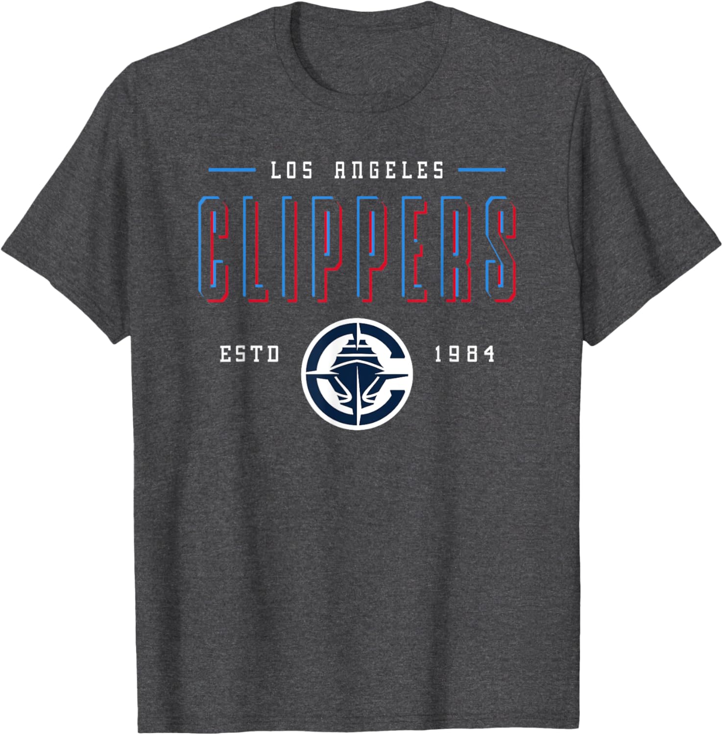 NBA Los Angeles Clippers Negative Space T-Shirt for Fans and Players - 1
