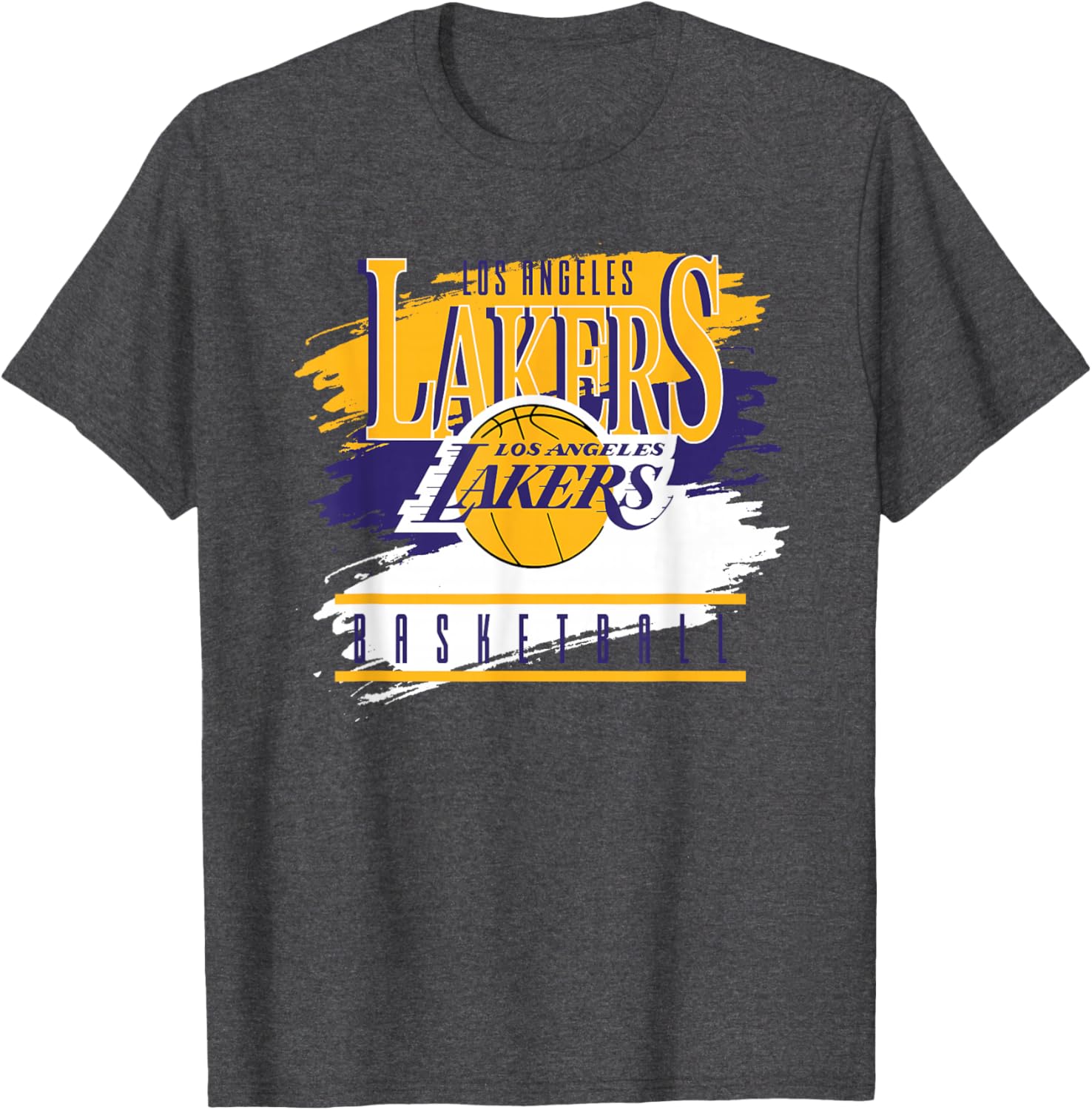 NBA Los Angeles Lakers Spilled Paint T-Shirt for Fans and Players - 1