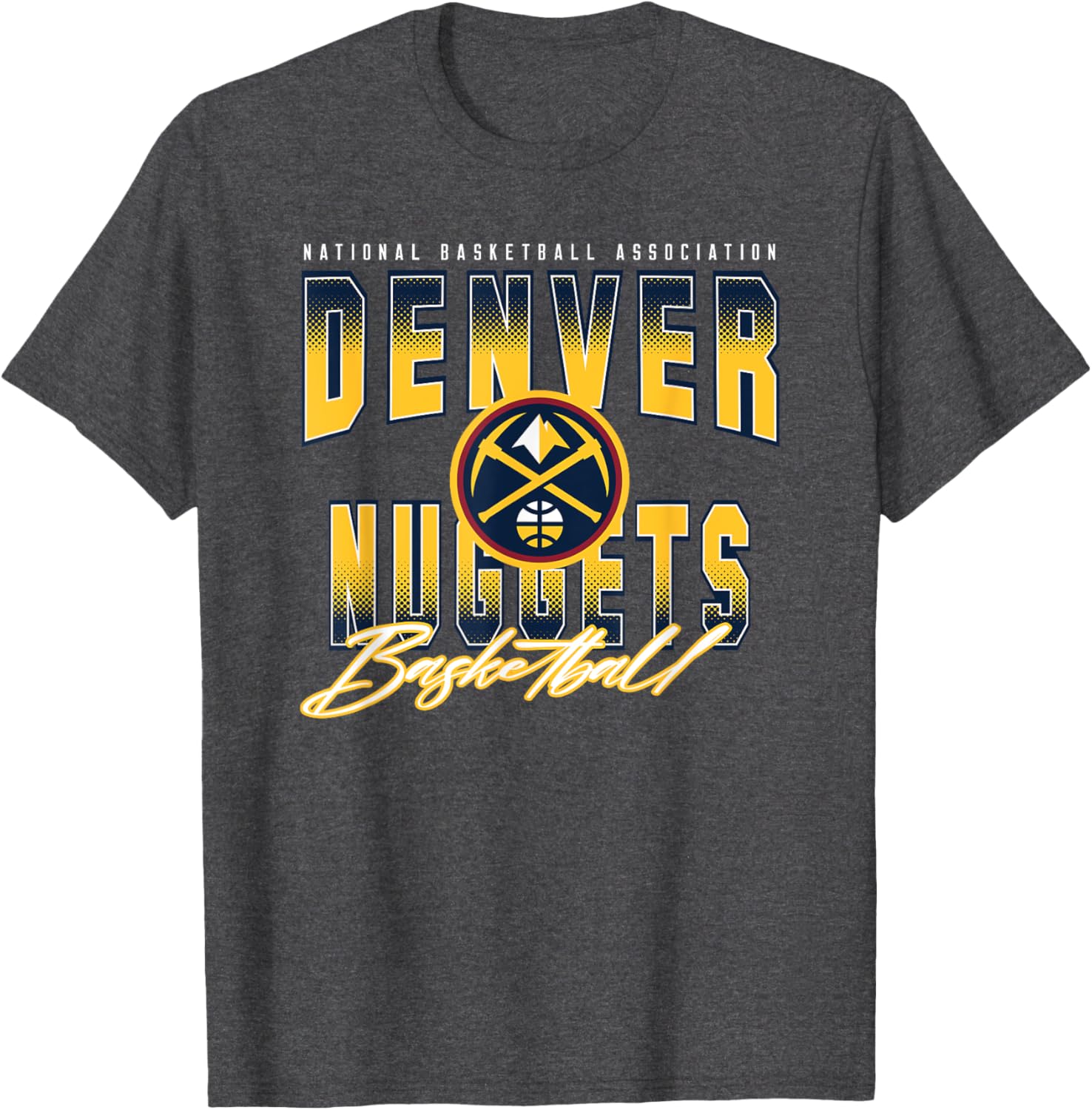 NBA Denver Nuggets Fade Out T-Shirt for Fans - Stylish Sports Apparel - 1