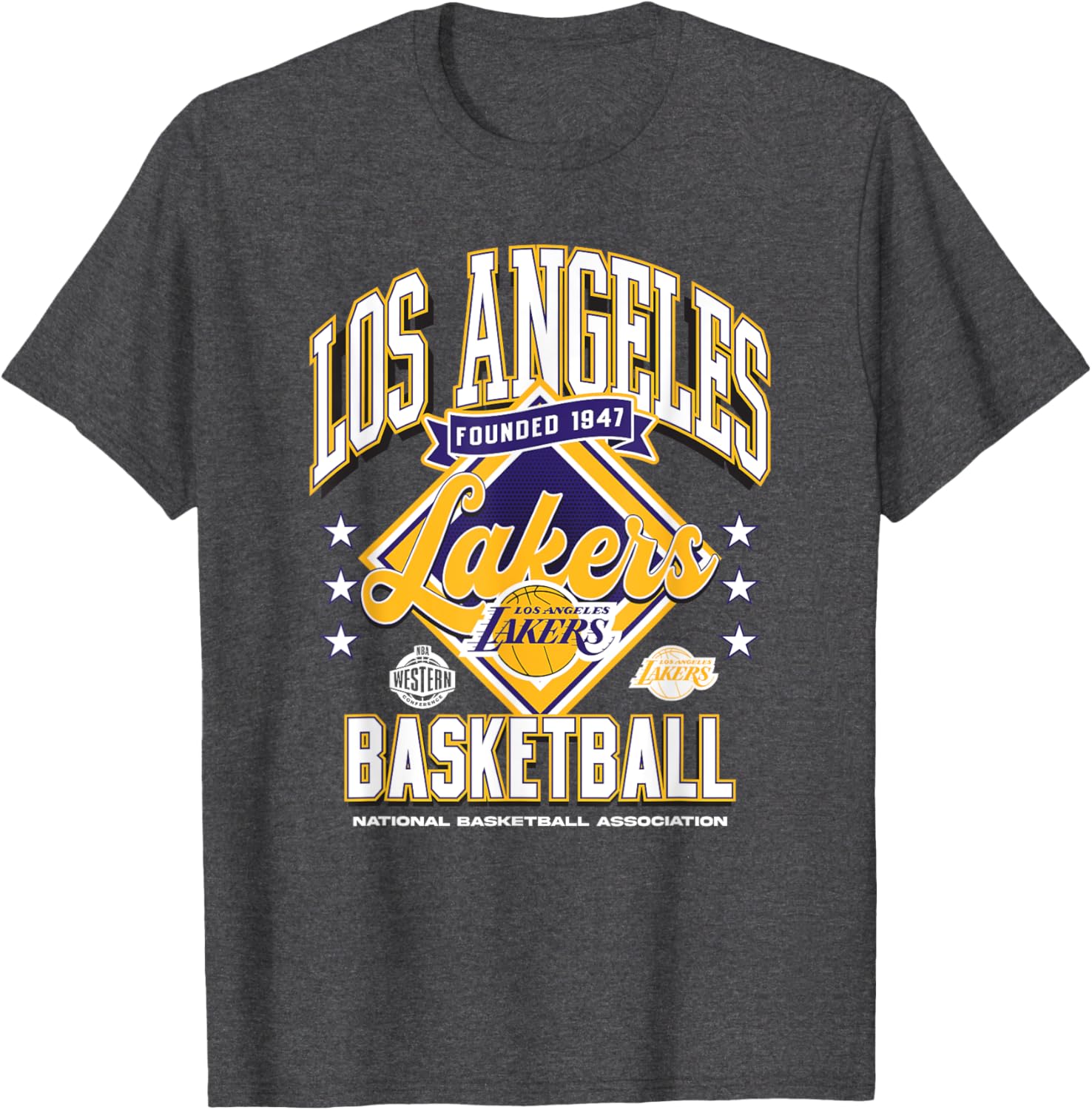 NBA Official Los Angeles Lakers Tip Off T-Shirt for Fans and Players - 3