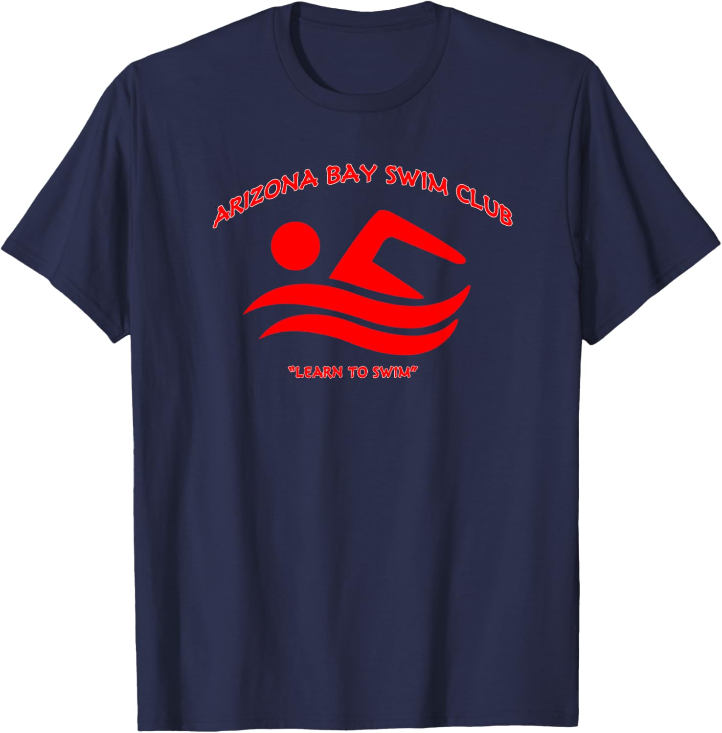Red Swim Club Bay Arizona T-Shirt - Stylish Swimwear Apparel for All - 19