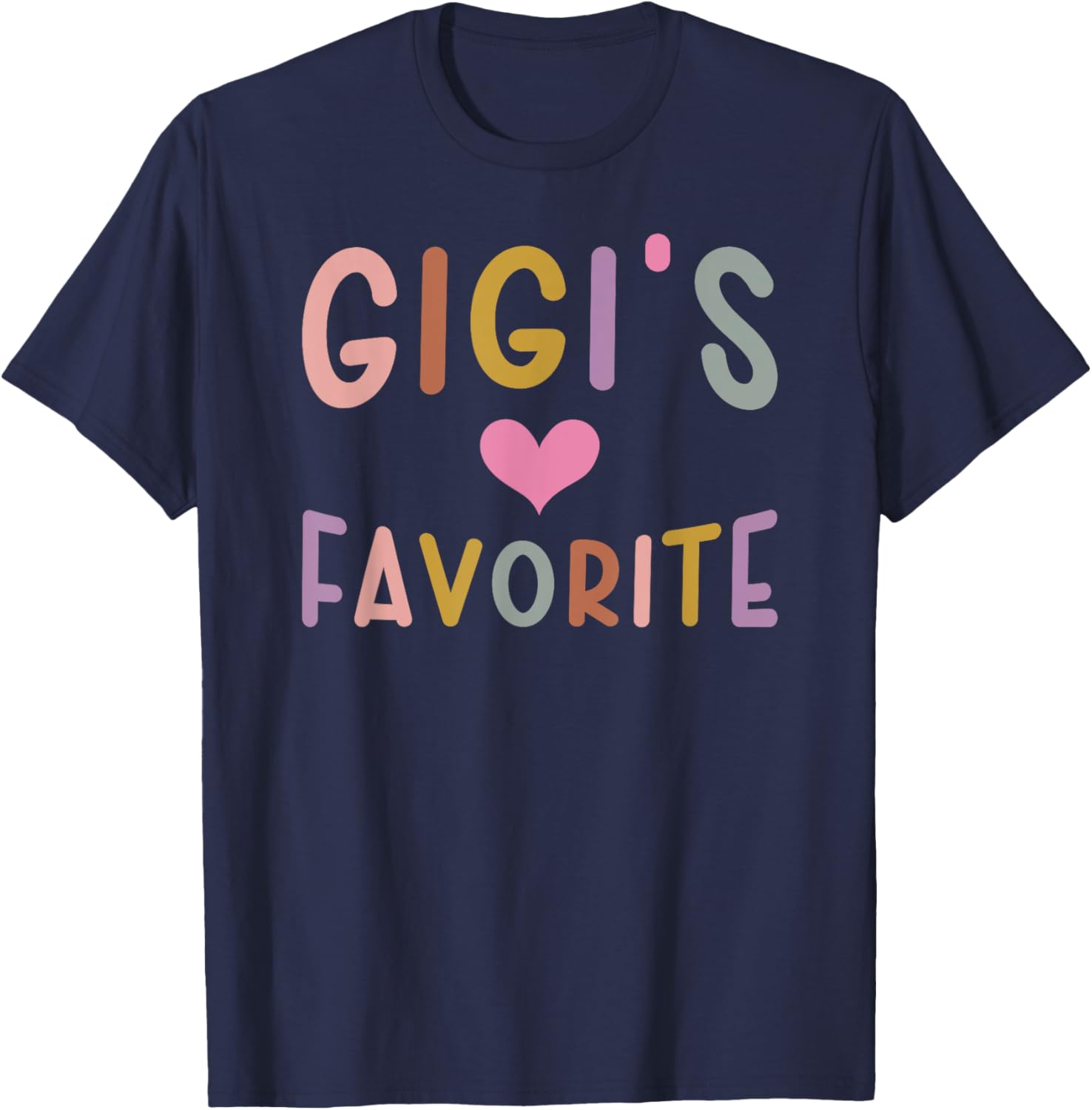 Gigi's Favorite T-Shirt for Grandchildren - Cute Gift for Family Love - 5