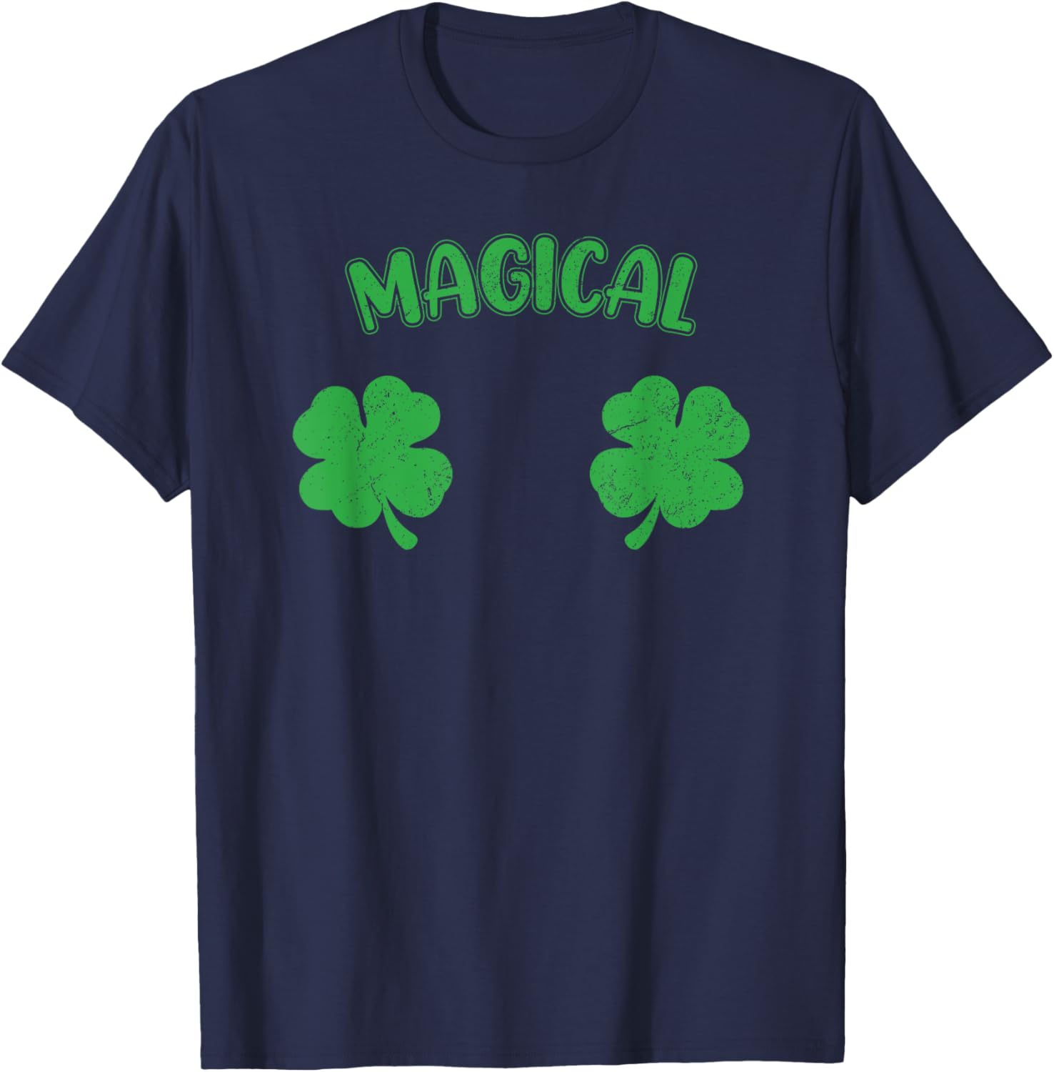 St Patricks Day Shamrock Boobs T-Shirt - Fun Irish Apparel for All - 21