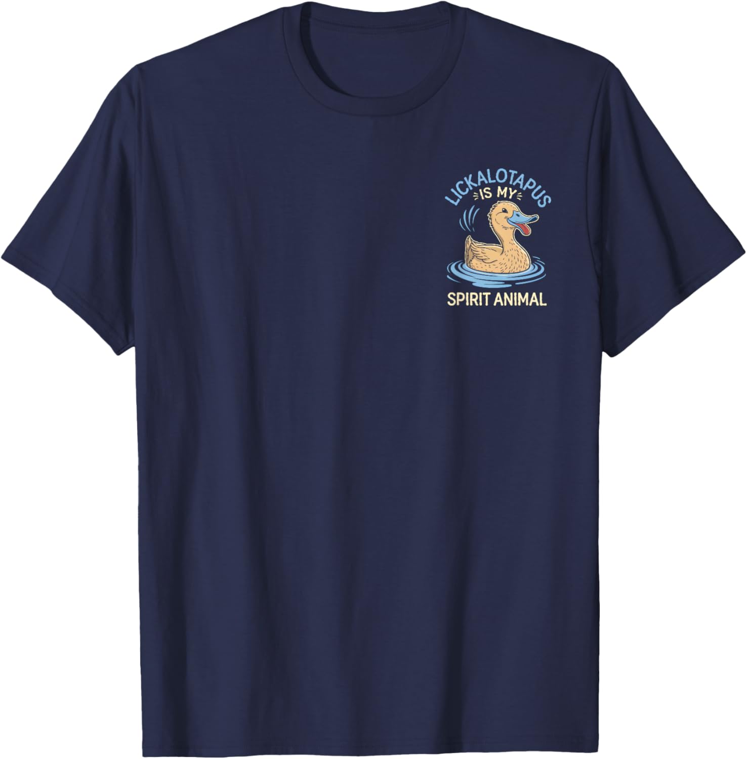 Funny Lickalotapus Spirit Animal T-Shirt for Meme Lovers and Friends - 8