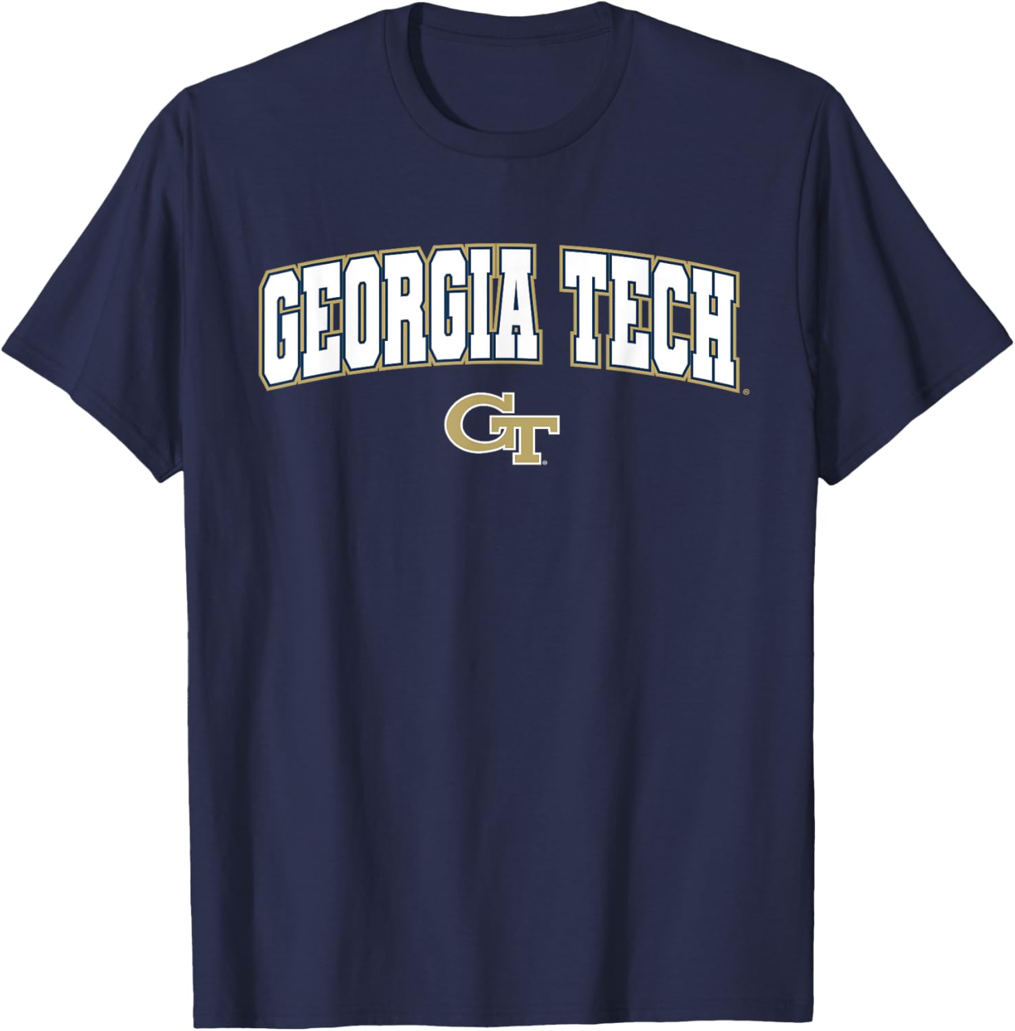 Georgia Tech Yellow Jackets Arch Logo T-Shirt for Sports Lovers - 1