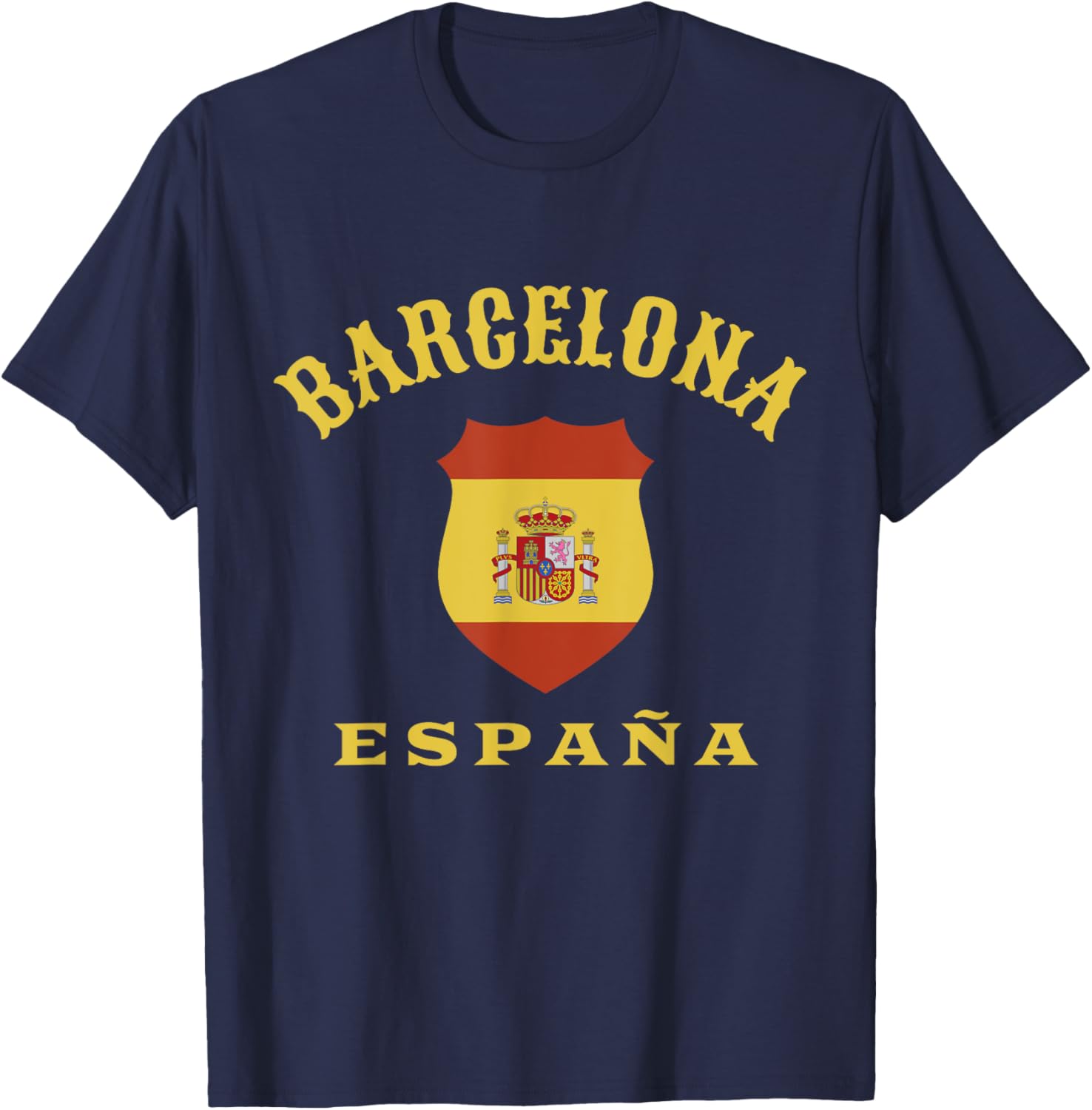 Barcelona Spain Flag T-Shirt for Men Women Kids Stylish Red España Tee - 10
