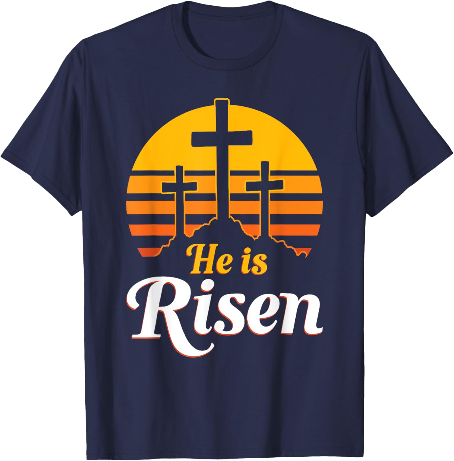 He Is Risen Christian Easter T-Shirt for Celebrating Jesus' Resurrection - 10