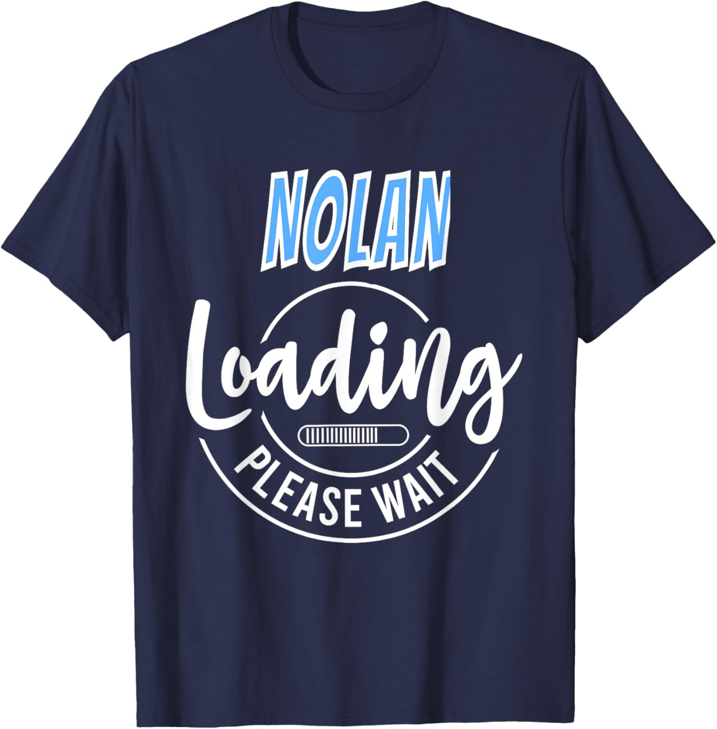 Nolan Custom Personalized Baby Boy Loading T-Shirt for Baby Showers - 21