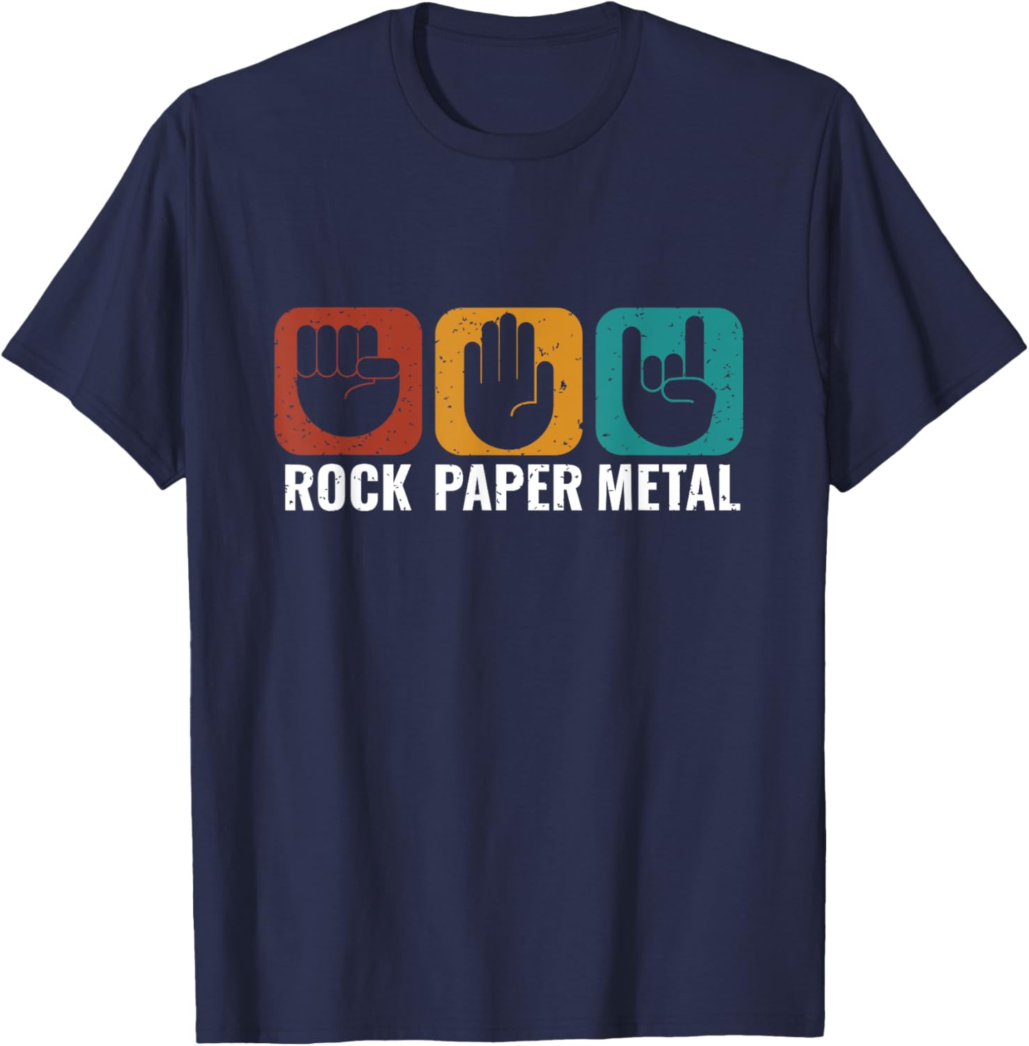 Rock Paper Metal T-Shirt for Metal Fans - Ultimate Music Lover Gift - 14