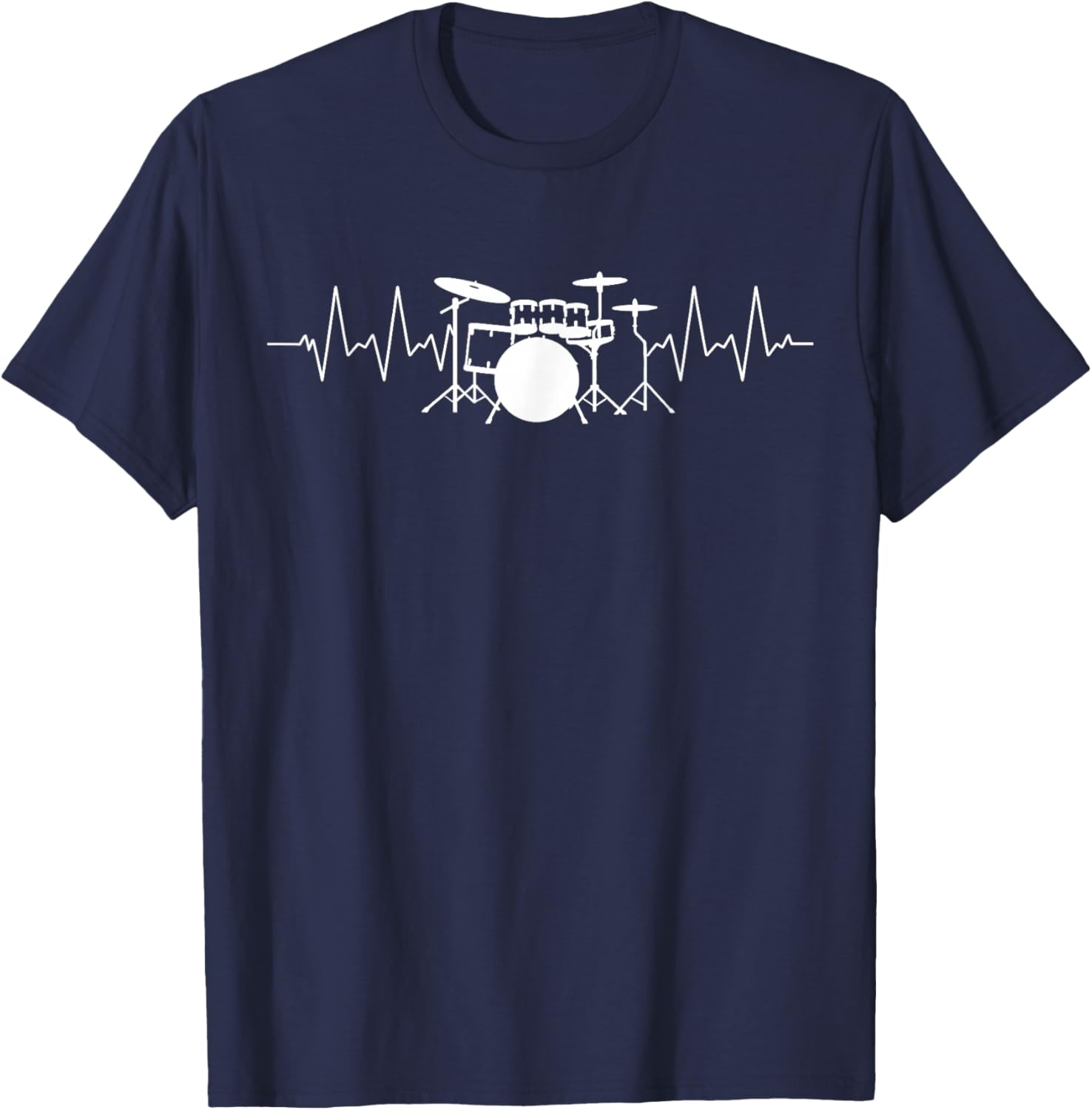 Drummer Heartbeat Pulse T-Shirt for Music Lovers and Musicians - 4