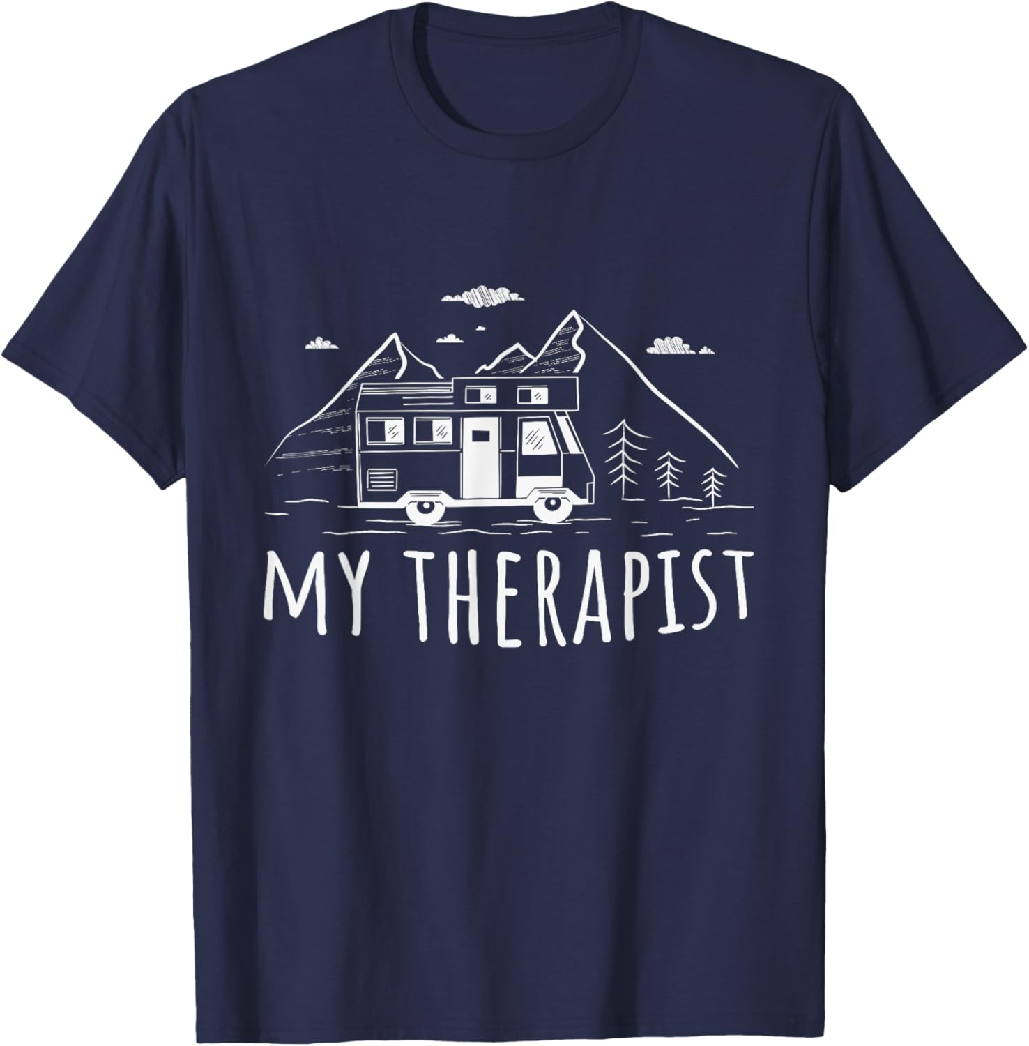 Camping Caravan My Therapist T-Shirt for Outdoor Adventure Lovers - 3