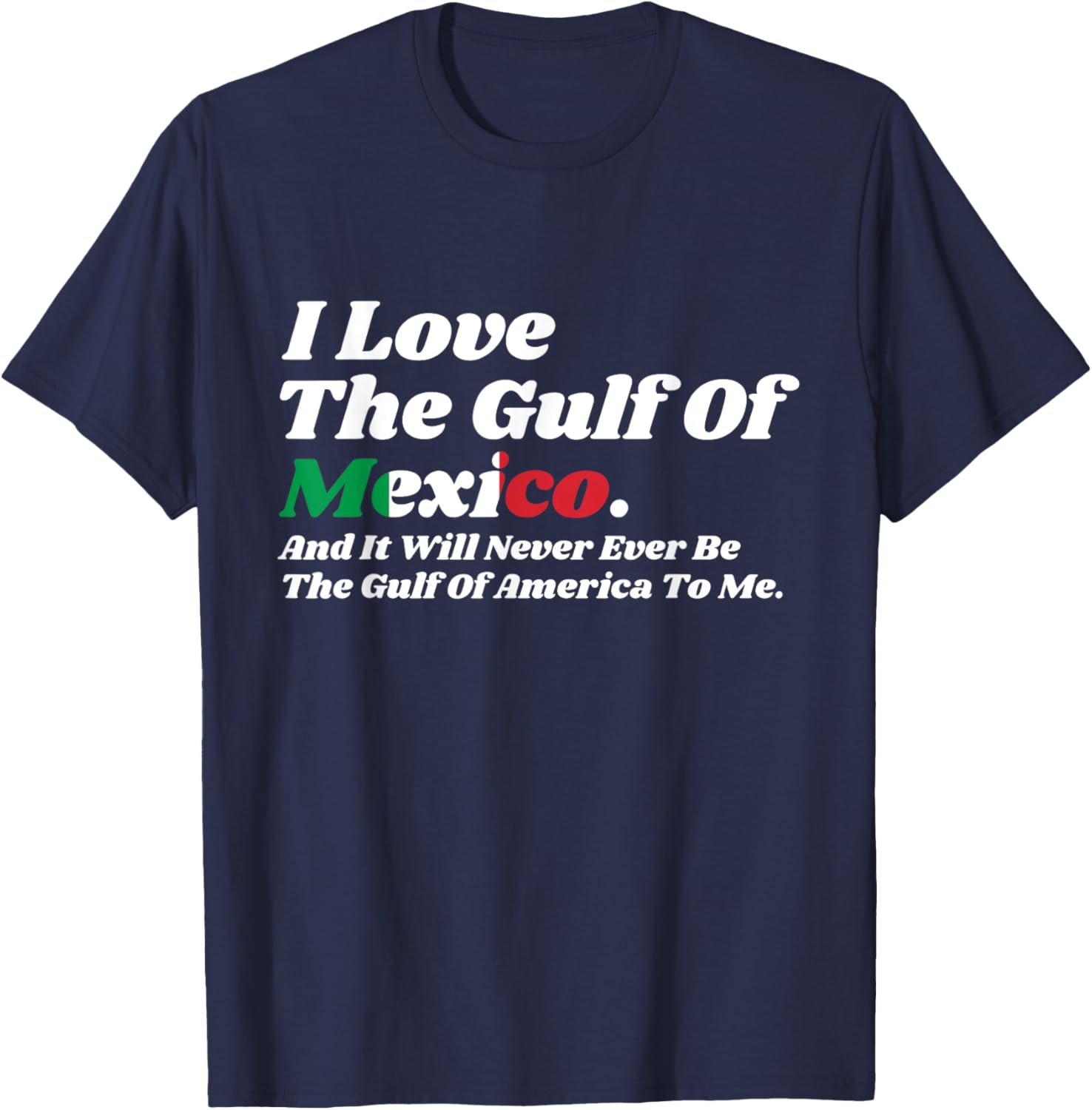 Love the Gulf of Mexico Pride Statement T-Shirt for Beach Lovers - 6