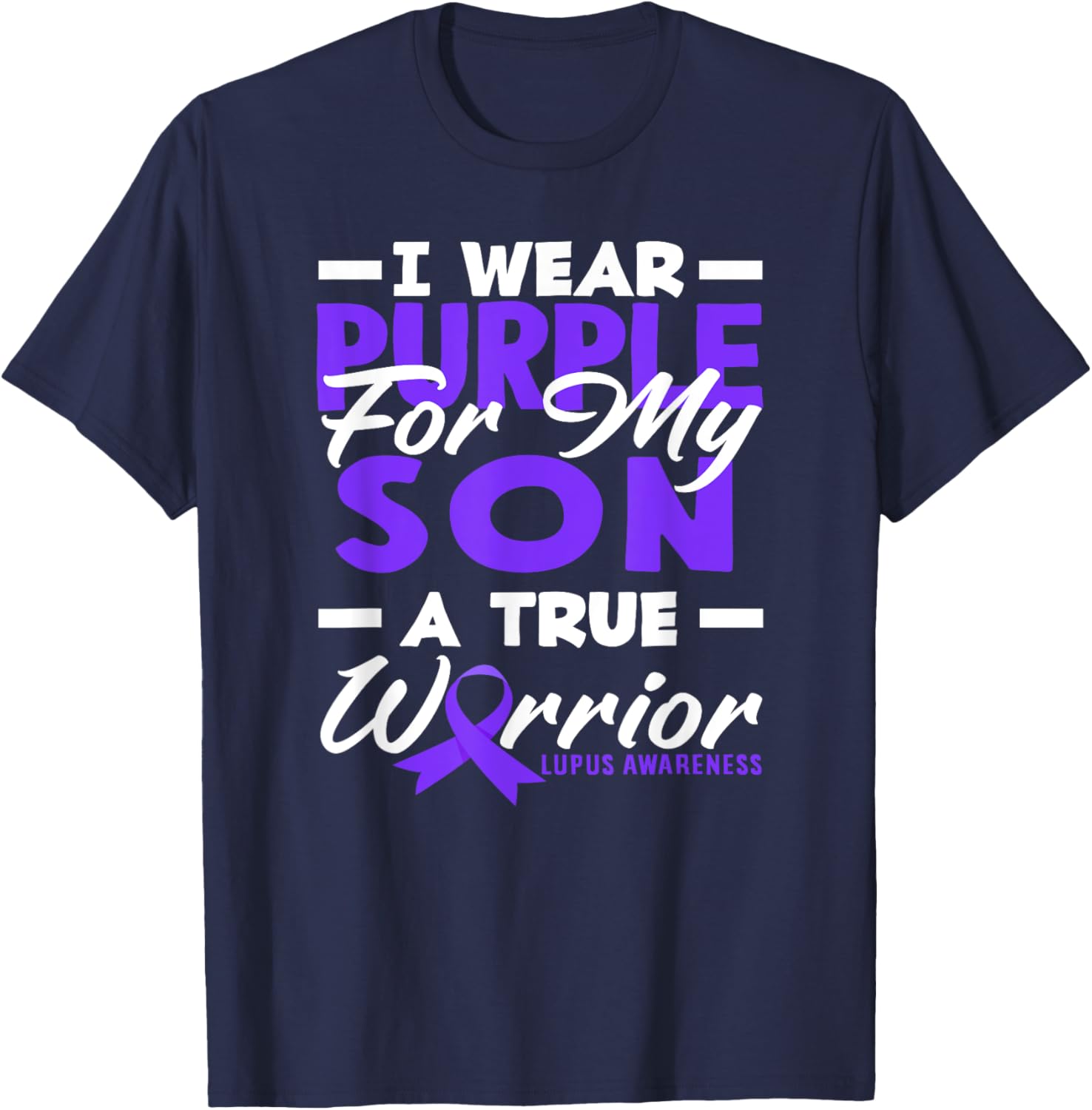 Wear Purple for Lupus Awareness T-Shirt for Proud Moms and Warriors - 4