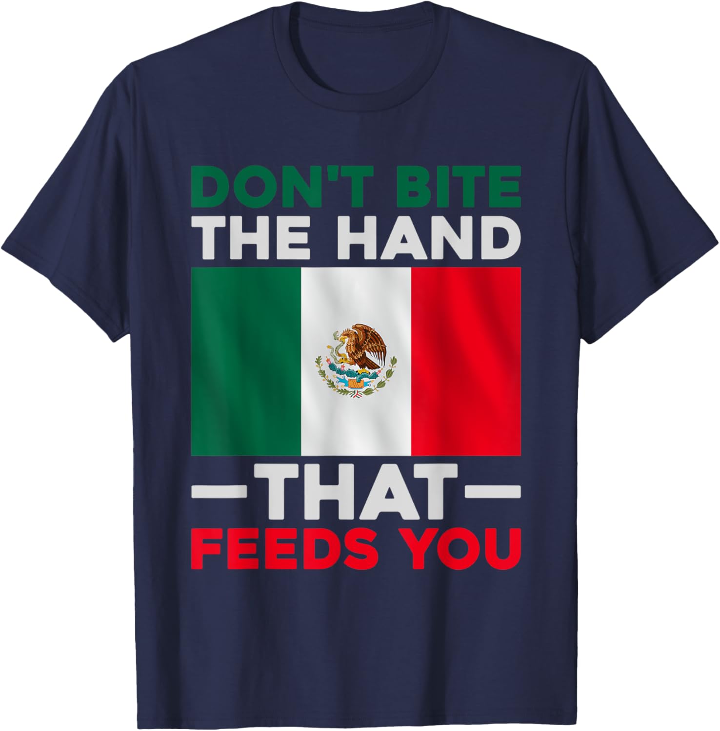 Don't Bite the Hand That Feeds You Immigration Ice Raids T-Shirt - 20