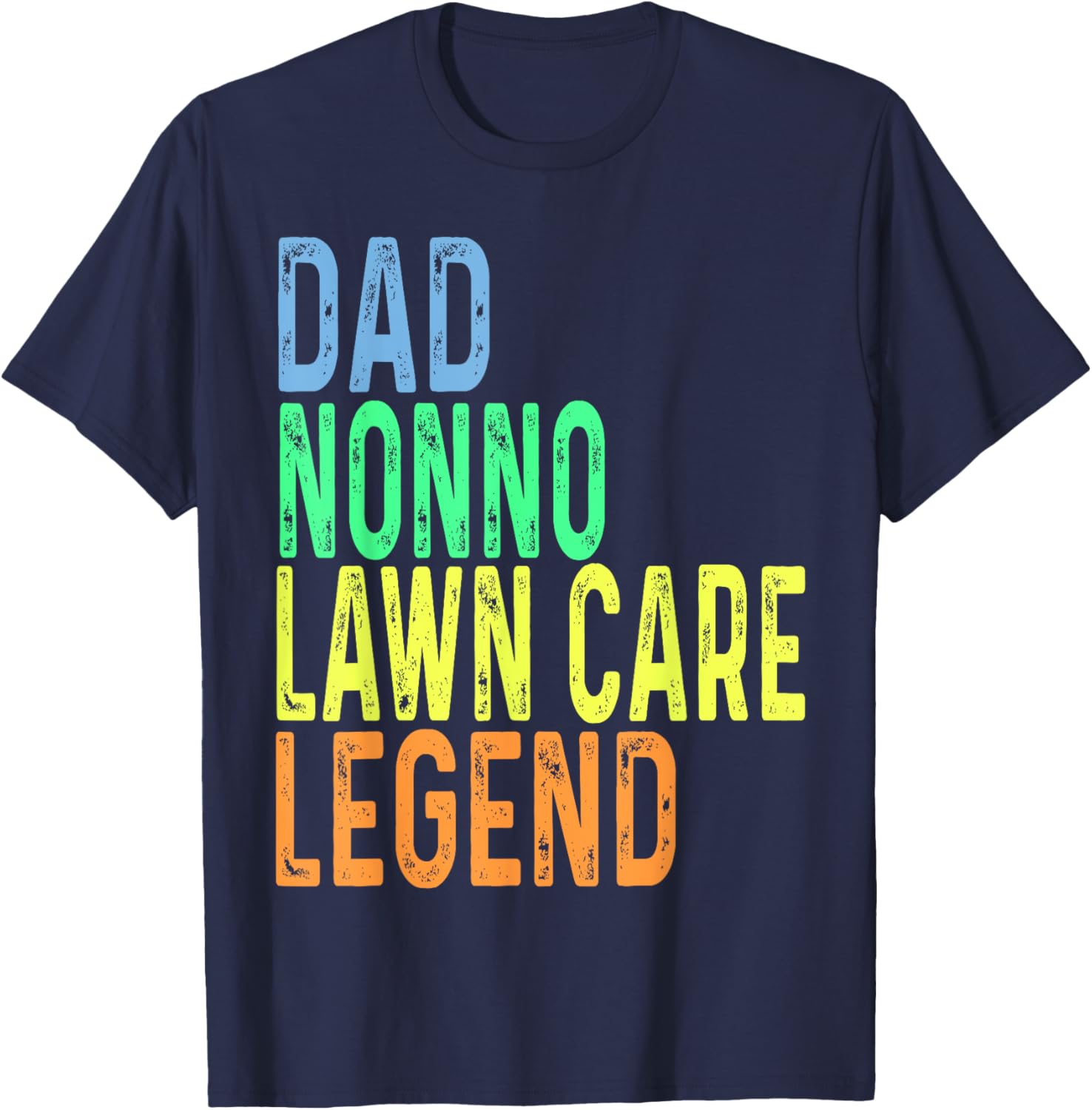 Funny Dad Nonno Lawn Care Legend T-Shirt for Grass Mowing Enthusiasts - 9
