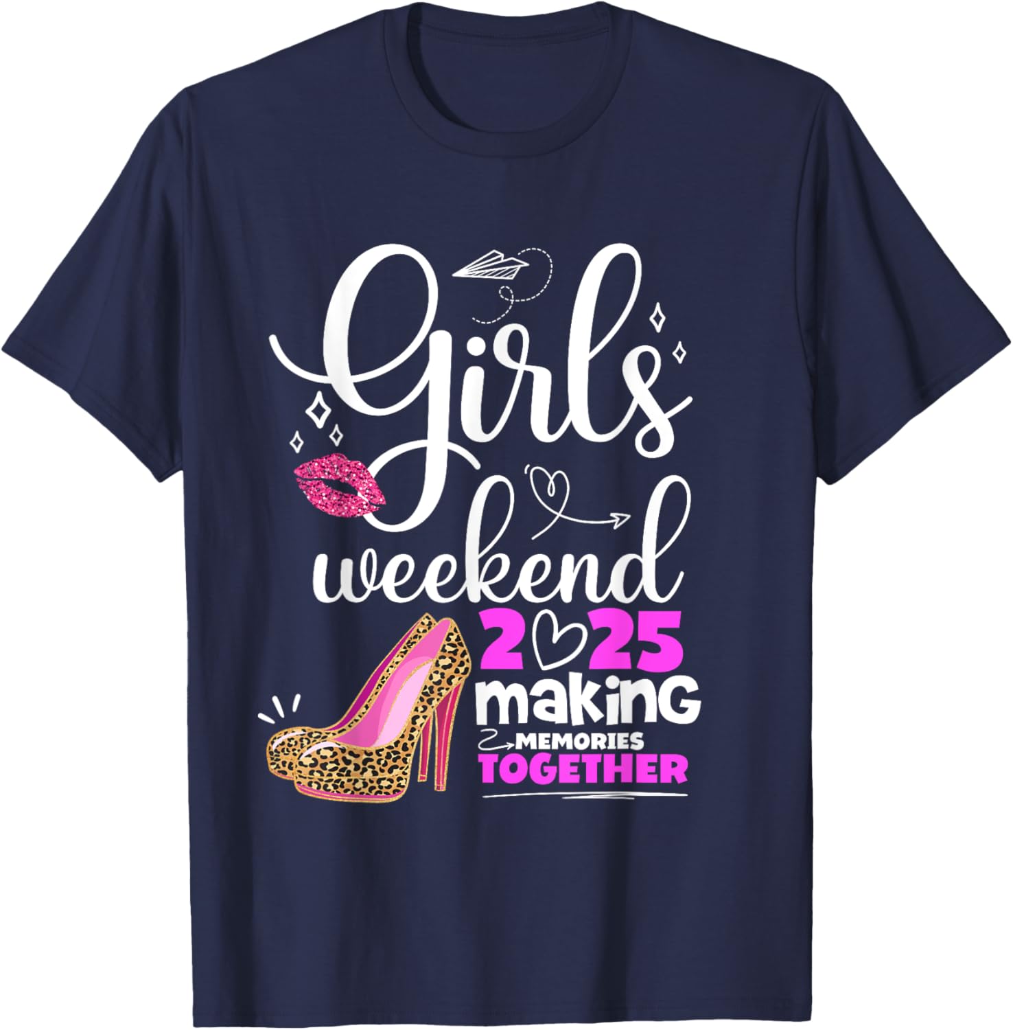 Girls Weekend 2025 Matching T-Shirt for Fun Girls Trip Vibes - 16