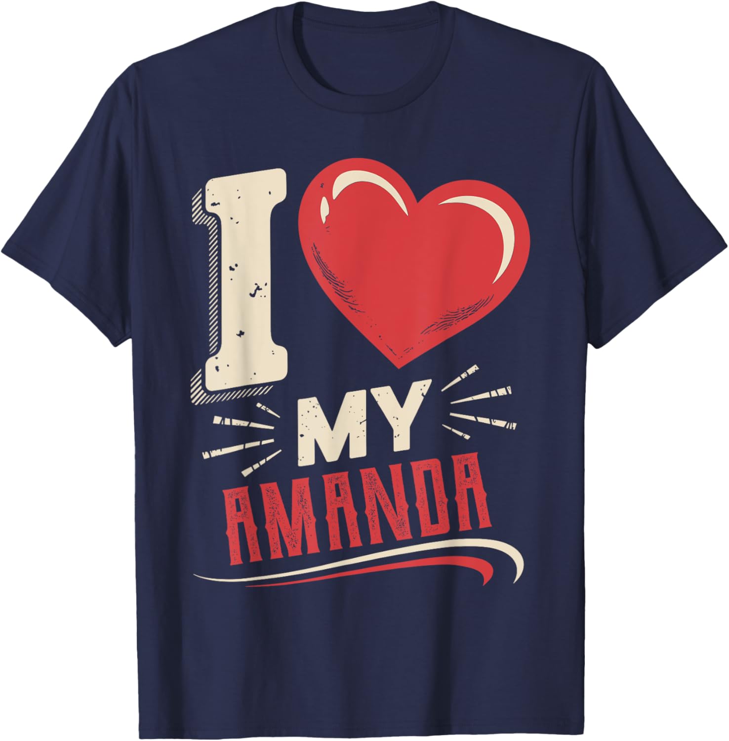 I Love My AMANDA T-Shirt Perfect Gift for AMANDA - Stylish and Fun Design - 7