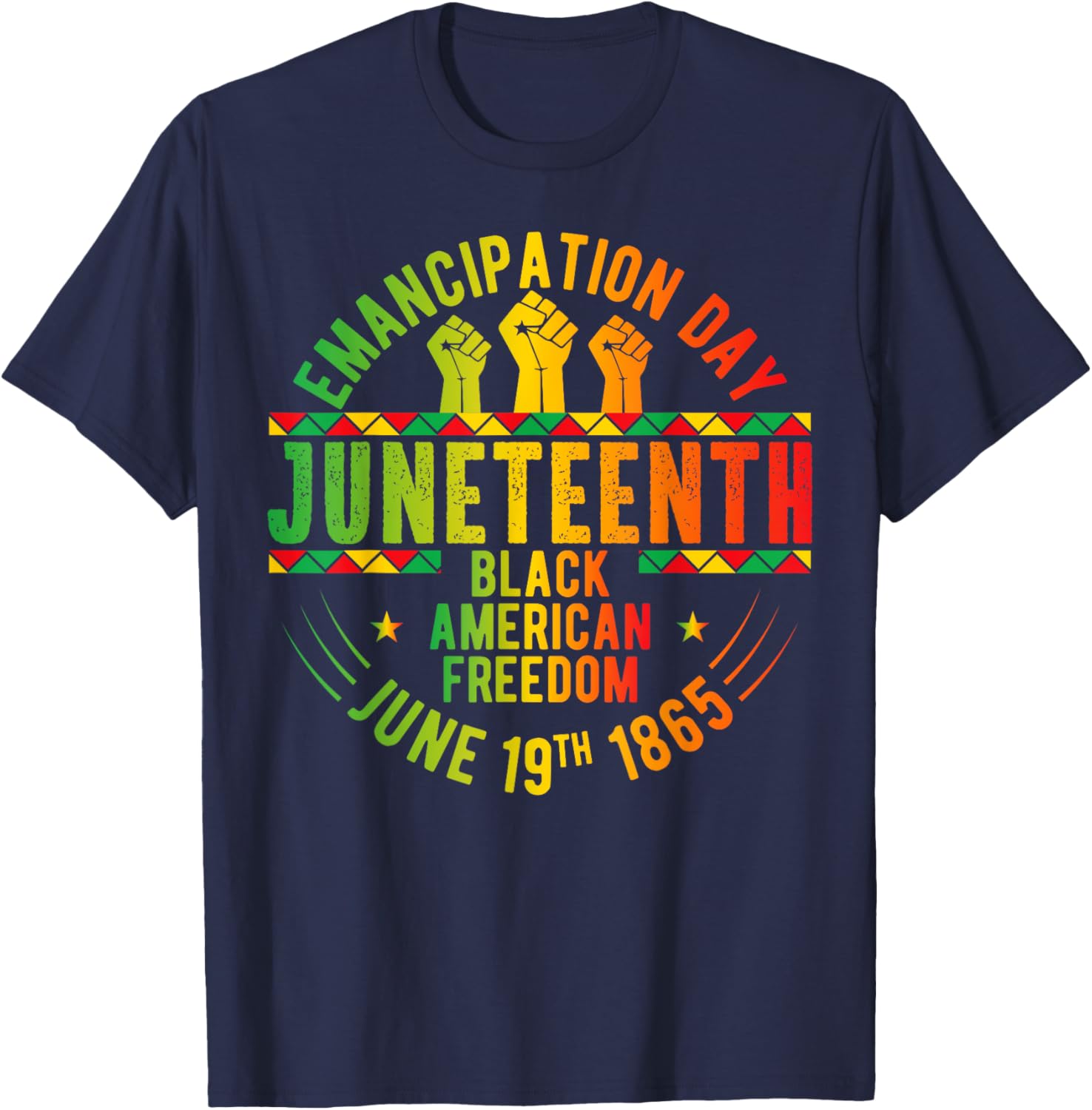 Juneteenth Freedom T-Shirt Celebrate Black History June 19 Apparel - 6