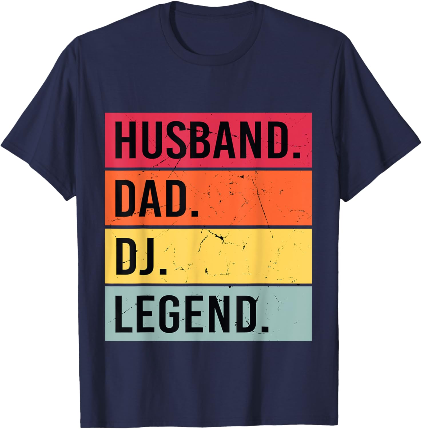 Husband Dad DJ Legend T-Shirt for Father's Day Music Lovers - 14