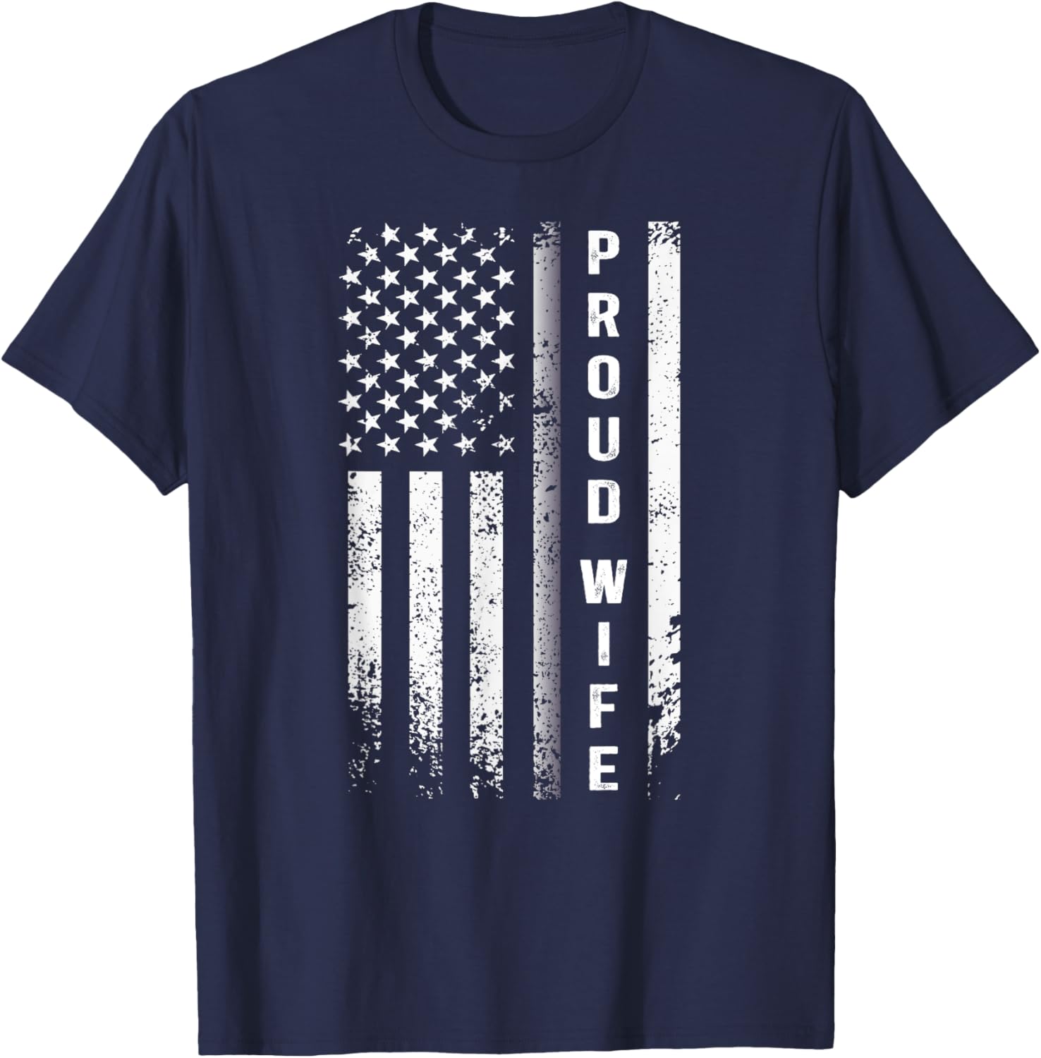 Proud Corrections Officer Wife US Flag T-Shirt Stylish and Comfortable Apparel - 11