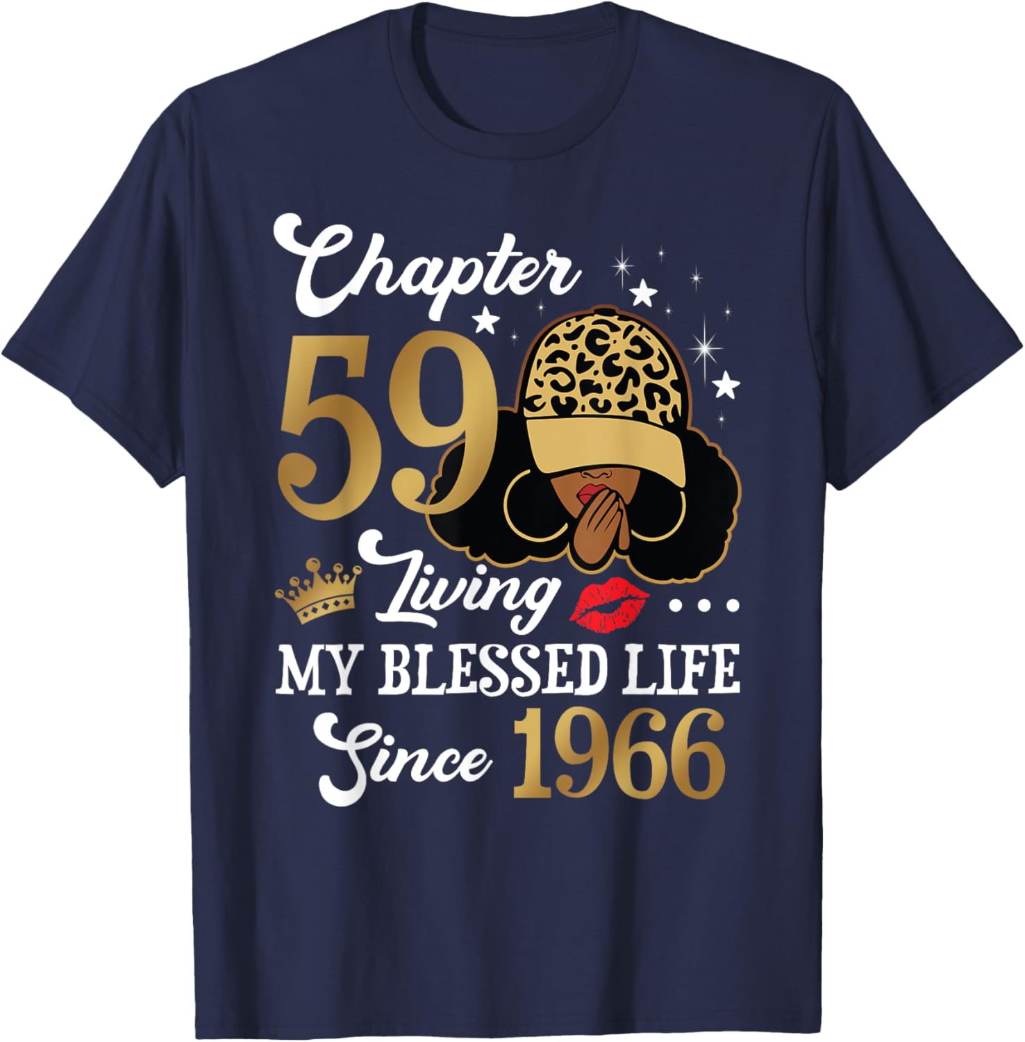 Black Woman Chapter 59 Blessed Life Since 1966 T-Shirt for All Ages - 14