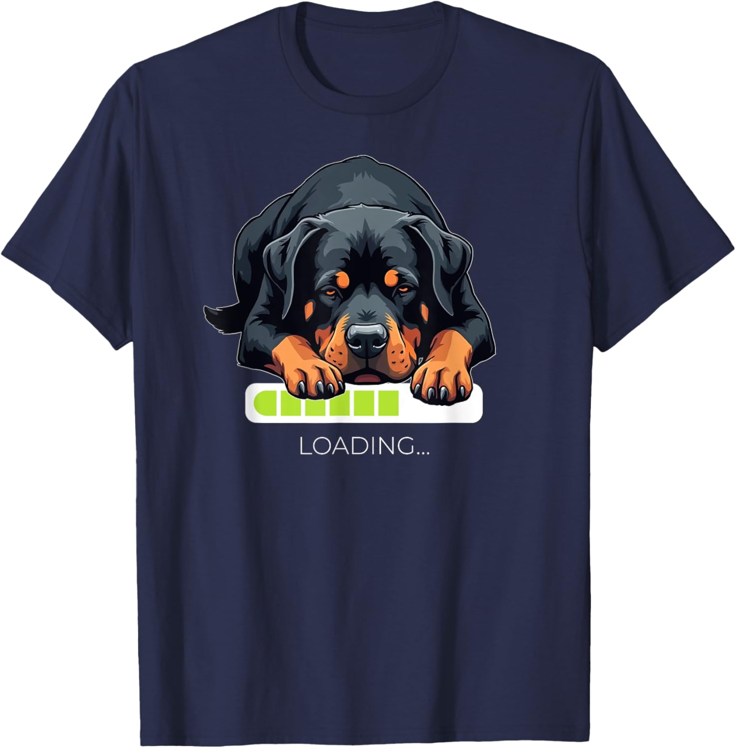 Rottweiler Loading T-Shirt Perfect for Dog Lovers and Rottie Fans - 2