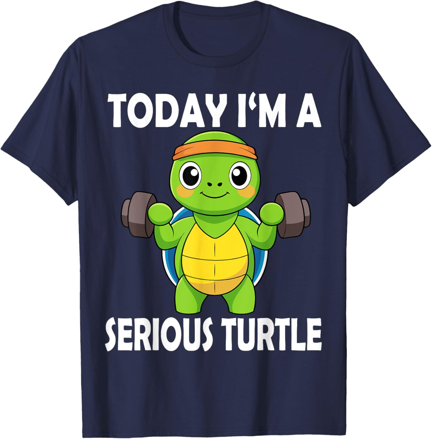 Serious Turtle Funny Fitness Gym T-Shirt for Weightlifting Enthusiasts - 20