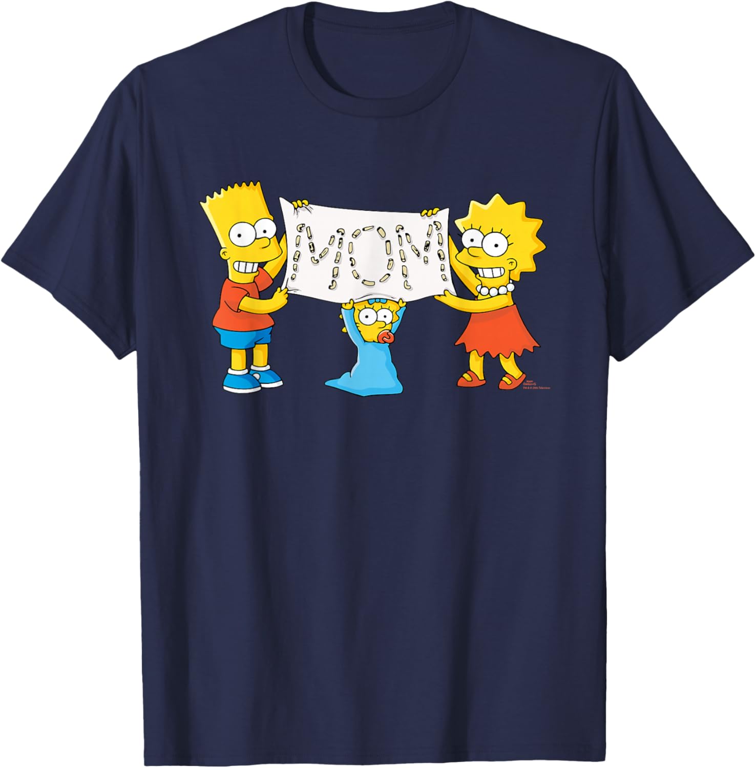 The Simpsons Macaroni Art T-Shirt Perfect Mother's Day Birthday Gift - 2