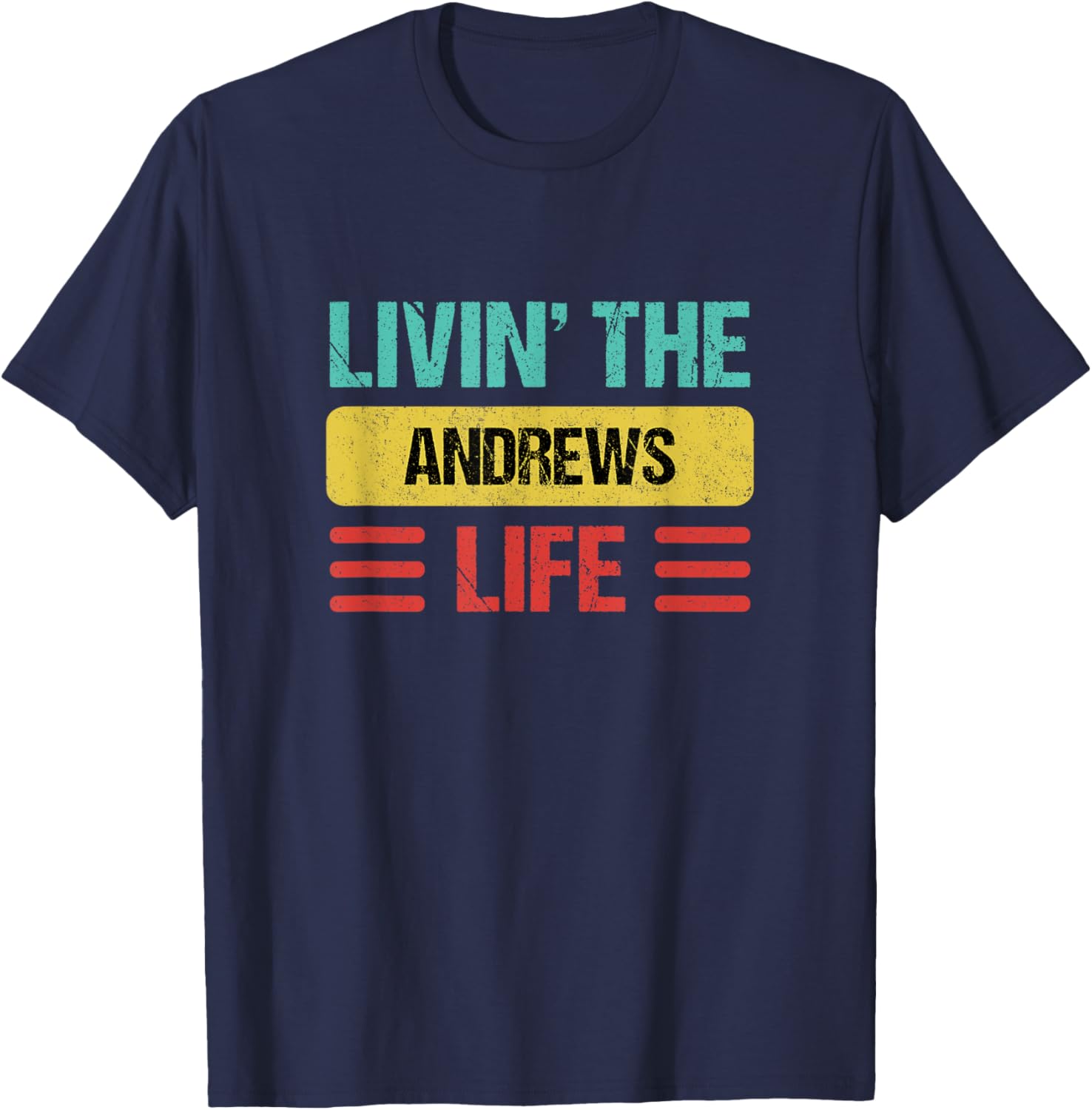 Personalized Andrews Name T-Shirt for Cool Casual Style and Fun - 17