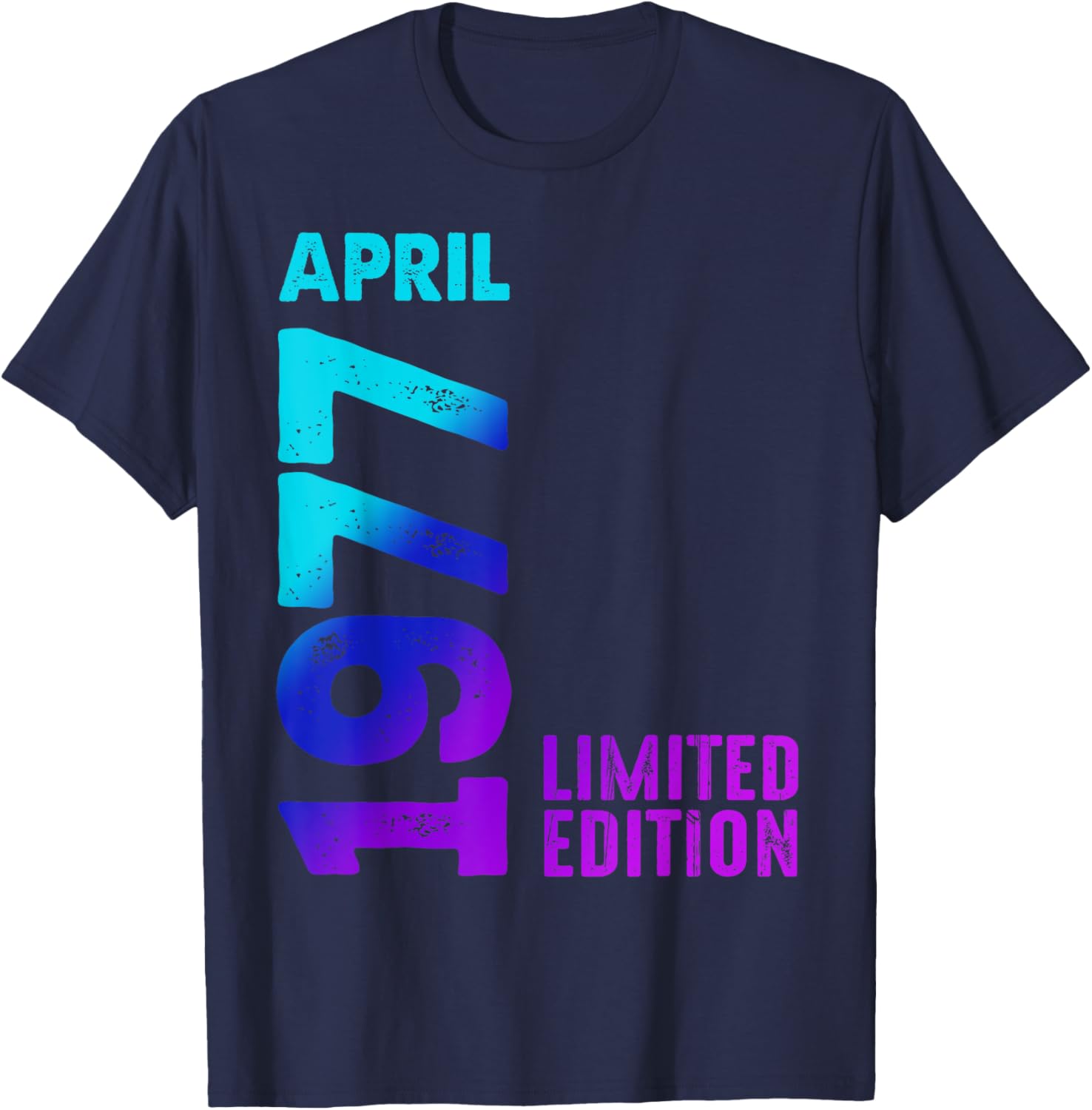 Vintage 1977 Retro T-Shirt Limited Edition Celebrate April Birthdays - 18