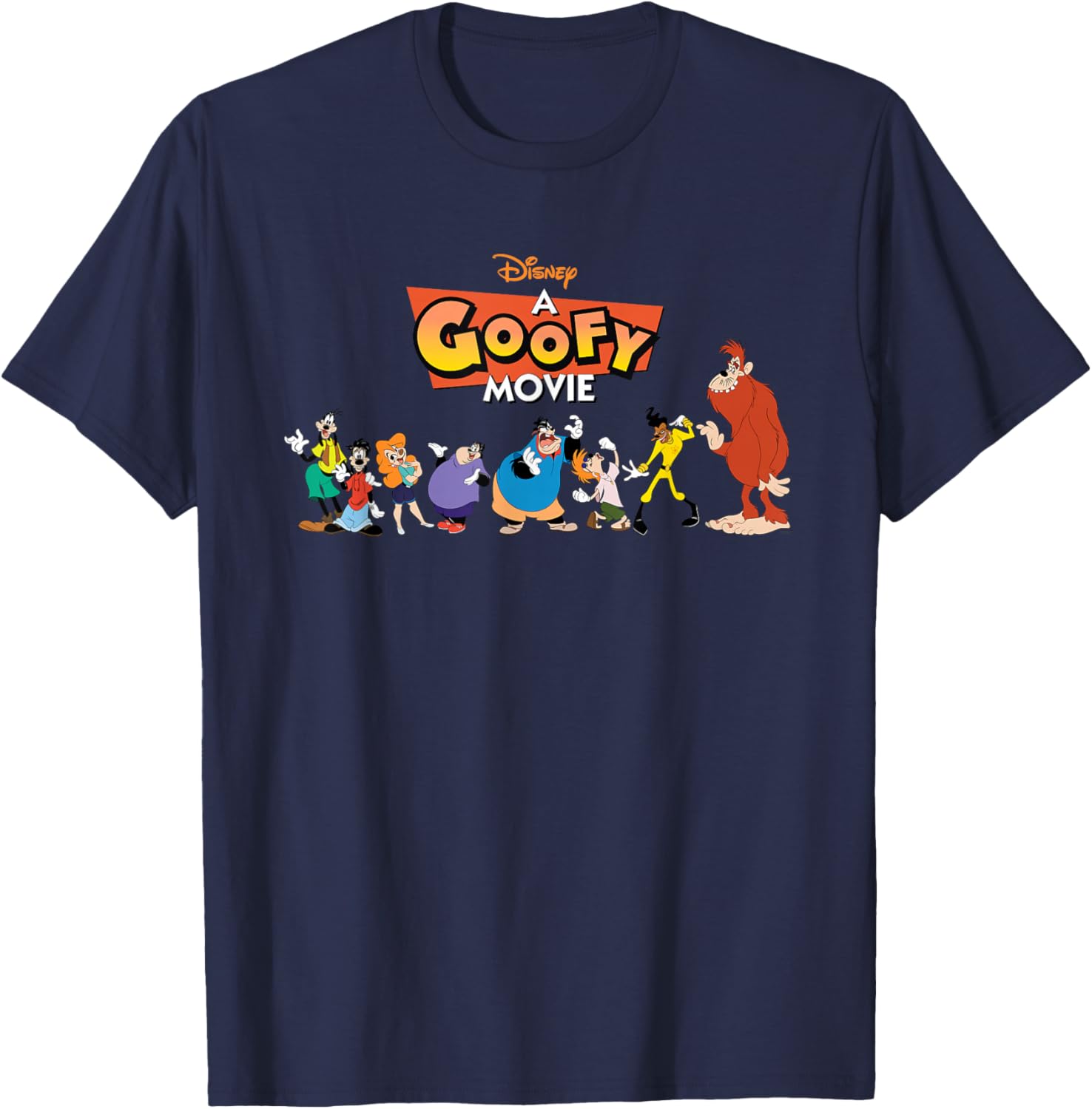 Disney A Goofy Movie 30th Anniversary Character Logo T-Shirt for Fans - 18