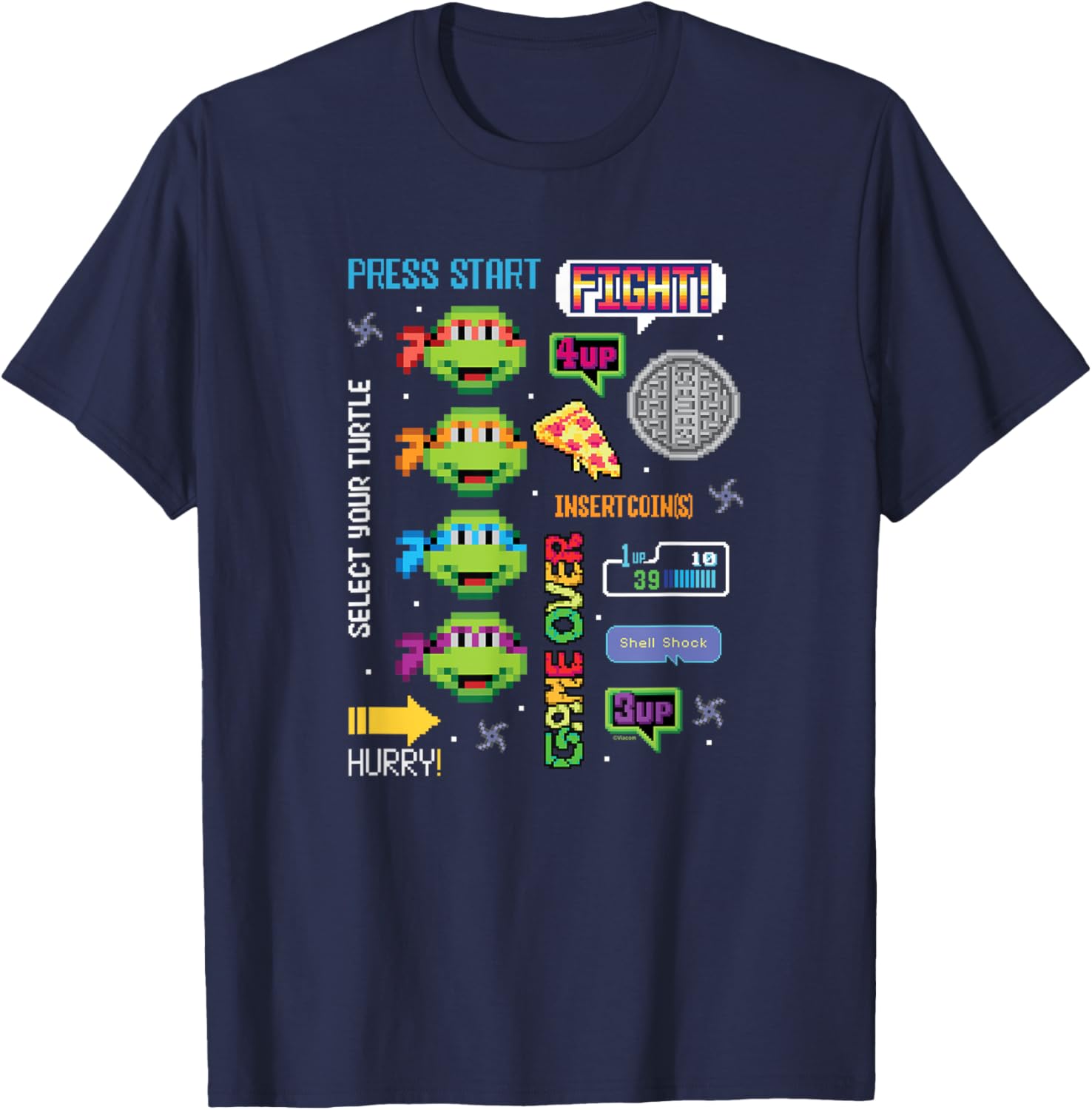 Teenage Mutant Ninja Turtles Icon Cluster T-Shirt for Cool Teens - 12