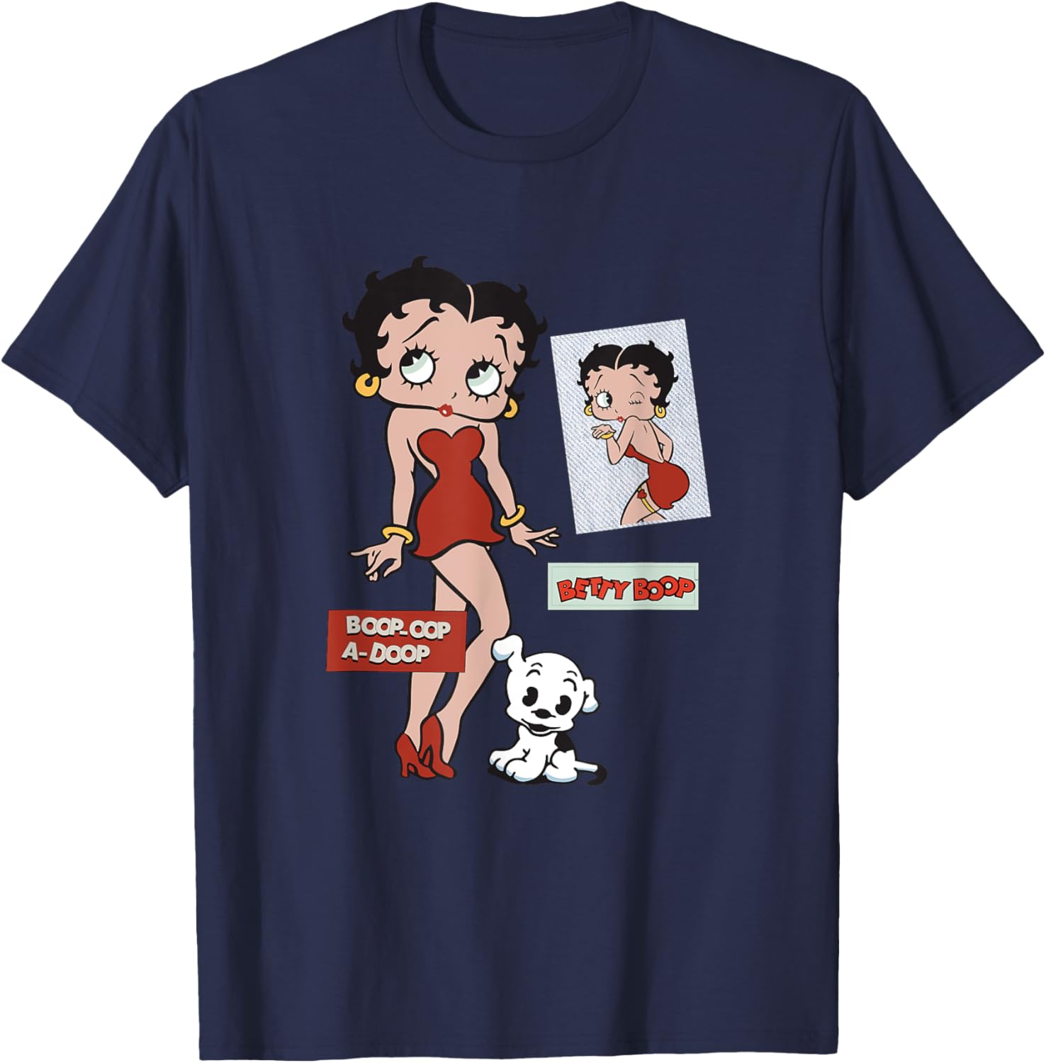 Betty Boop Picture Perfect Patches T-Shirt for Fun Fashion Lovers - 10
