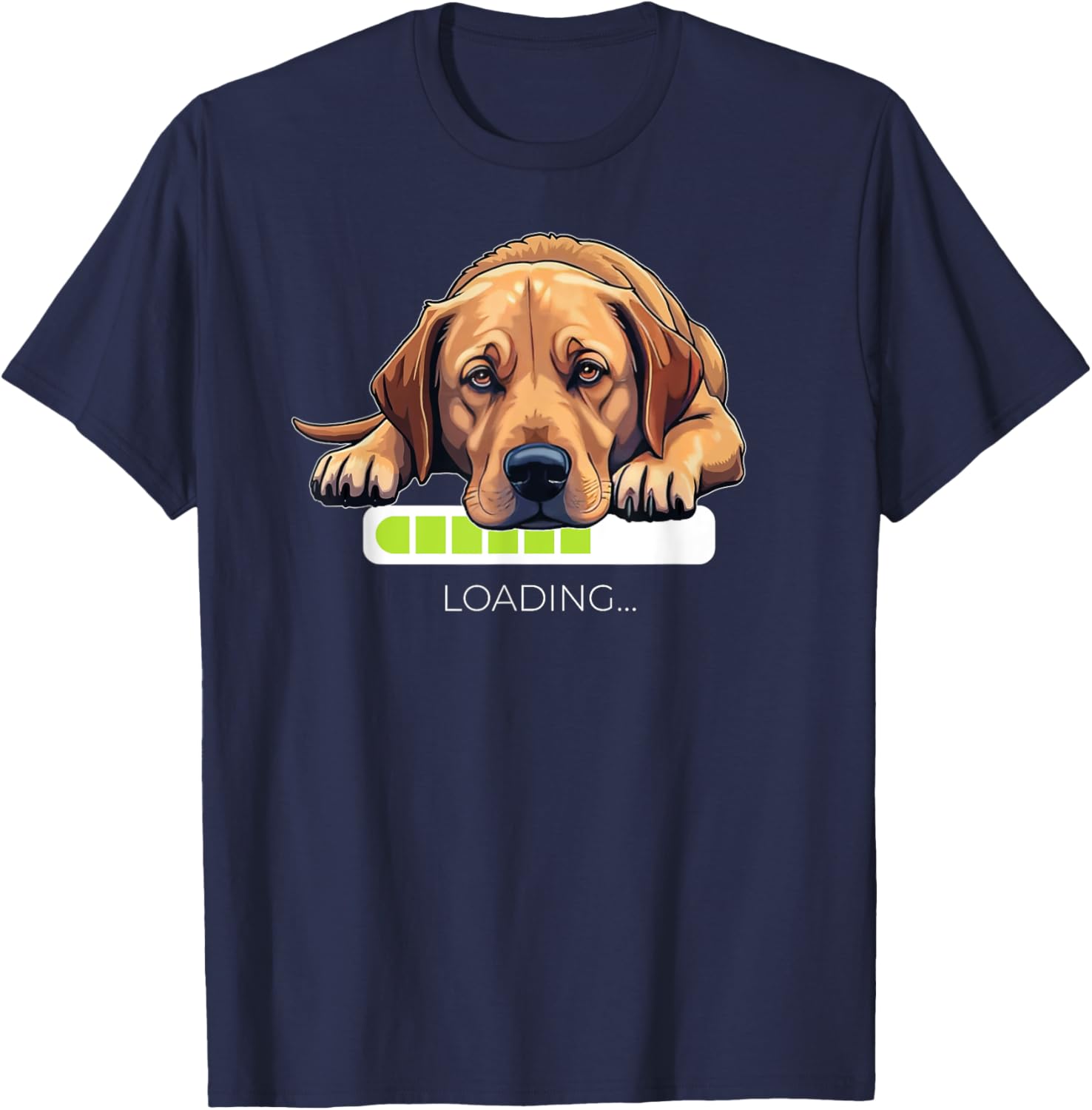Labrador Retriever Dog Loading Graphic T-Shirt for Dog Lovers - 5