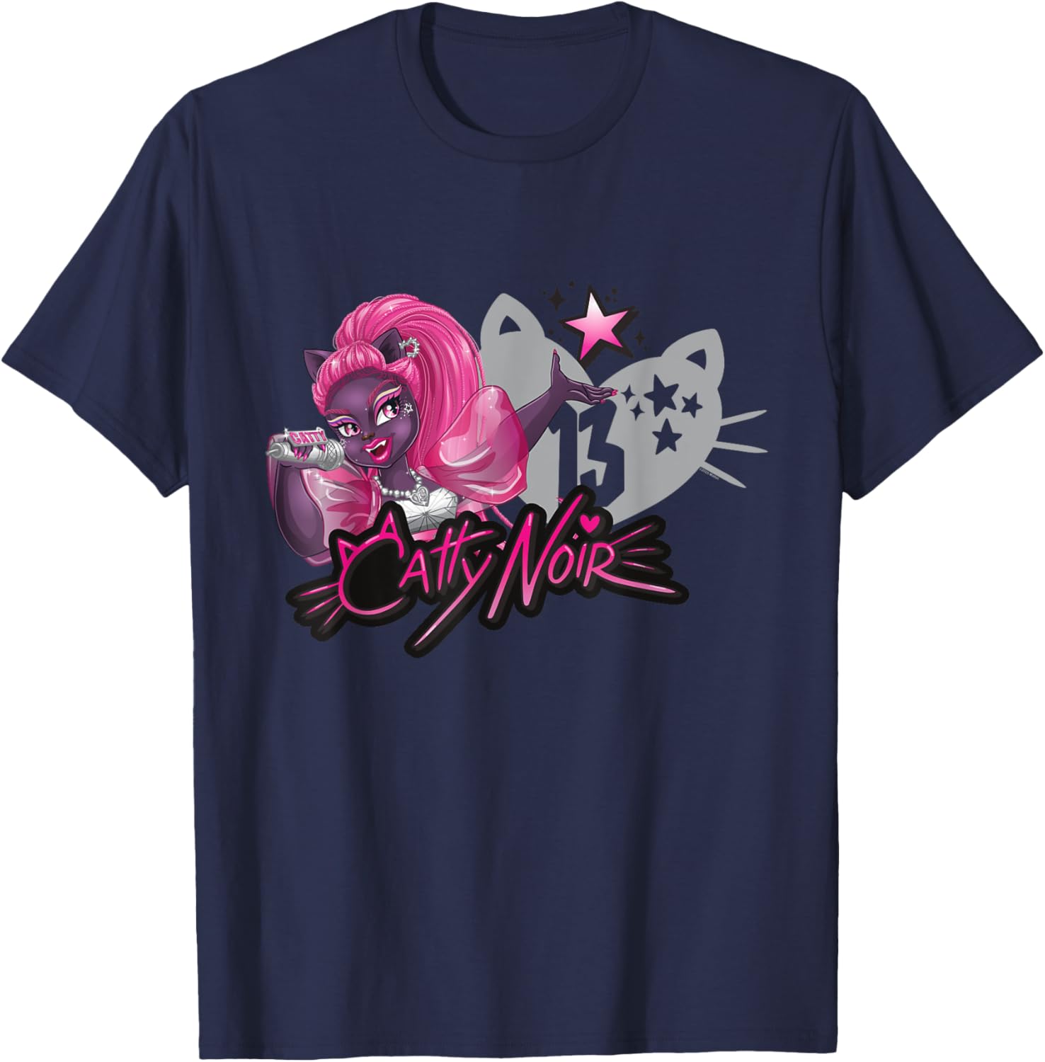 Monster High Catty Noir T-Shirt for Fans of Stylish Fun and Fashion - 5