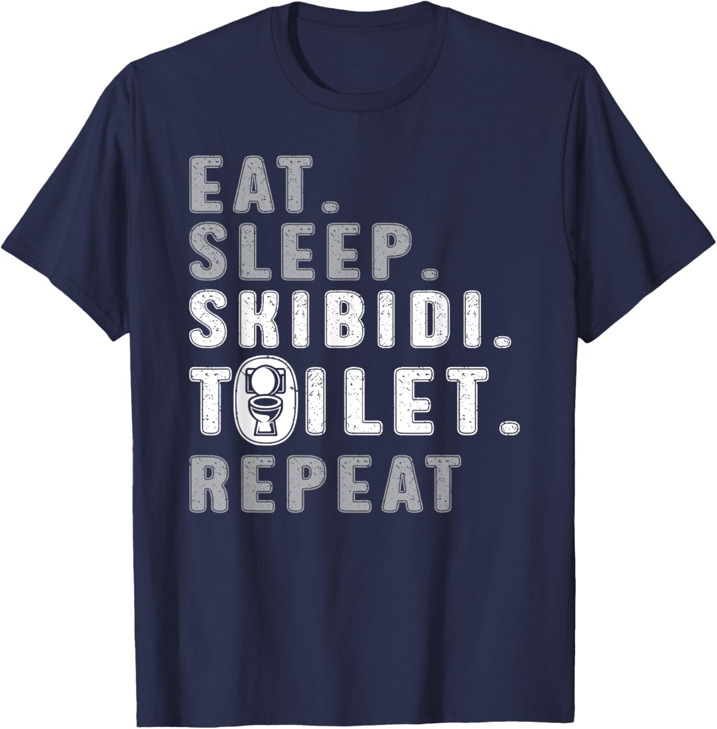 Funny Eat Sleep Skibidi Toilet Meme T-Shirt for Rizz Lovers - 20