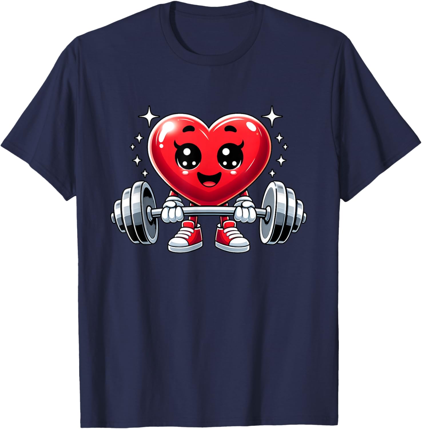 Funny Valentine's Day Heart Workout Fitness T-Shirt for Gym Lovers - 18