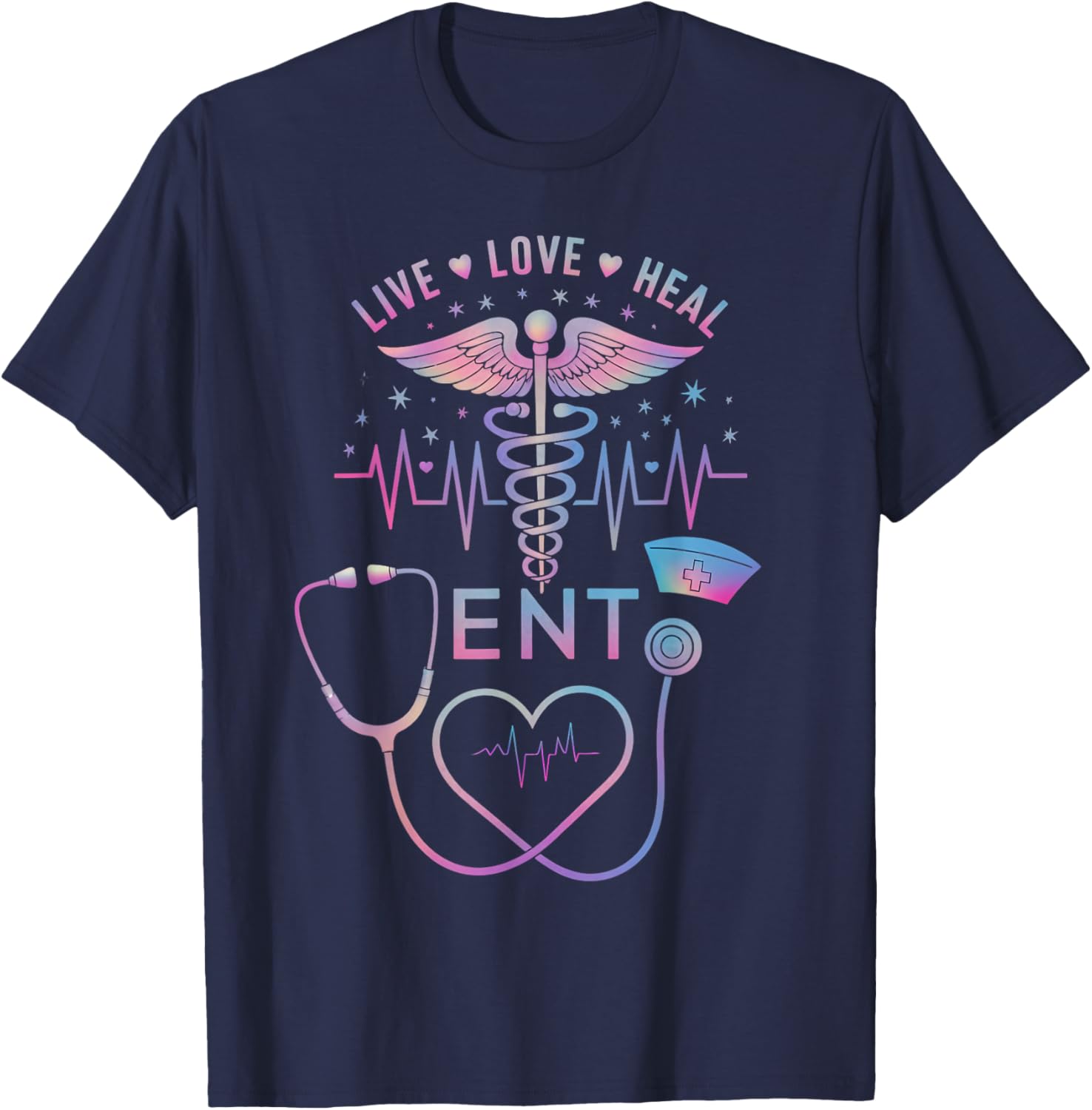 Funny ENT Nurse T-Shirt for Otolaryngologists and Doctors, Fun Gift - 1