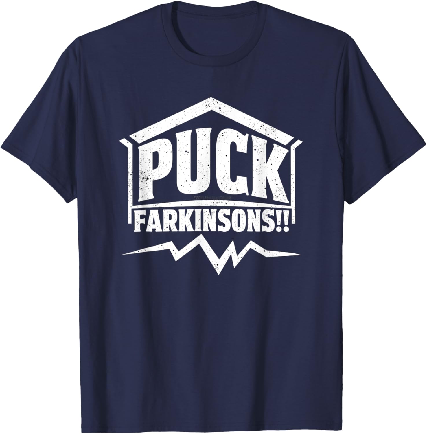 Humor Parkinson's Awareness Puck Farkinsons T-Shirt for Support and Style - 15