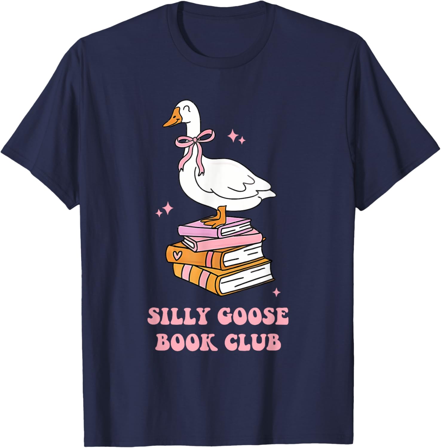 Silly Goose Book Club Funny T-Shirt for Book Lovers and Readers - 12