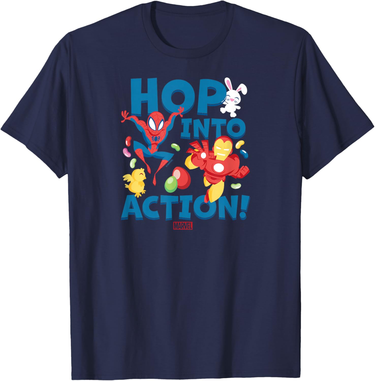 Marvel Hop Into Action Easter T-Shirt for Kids Fun and Stylish Apparel - 1